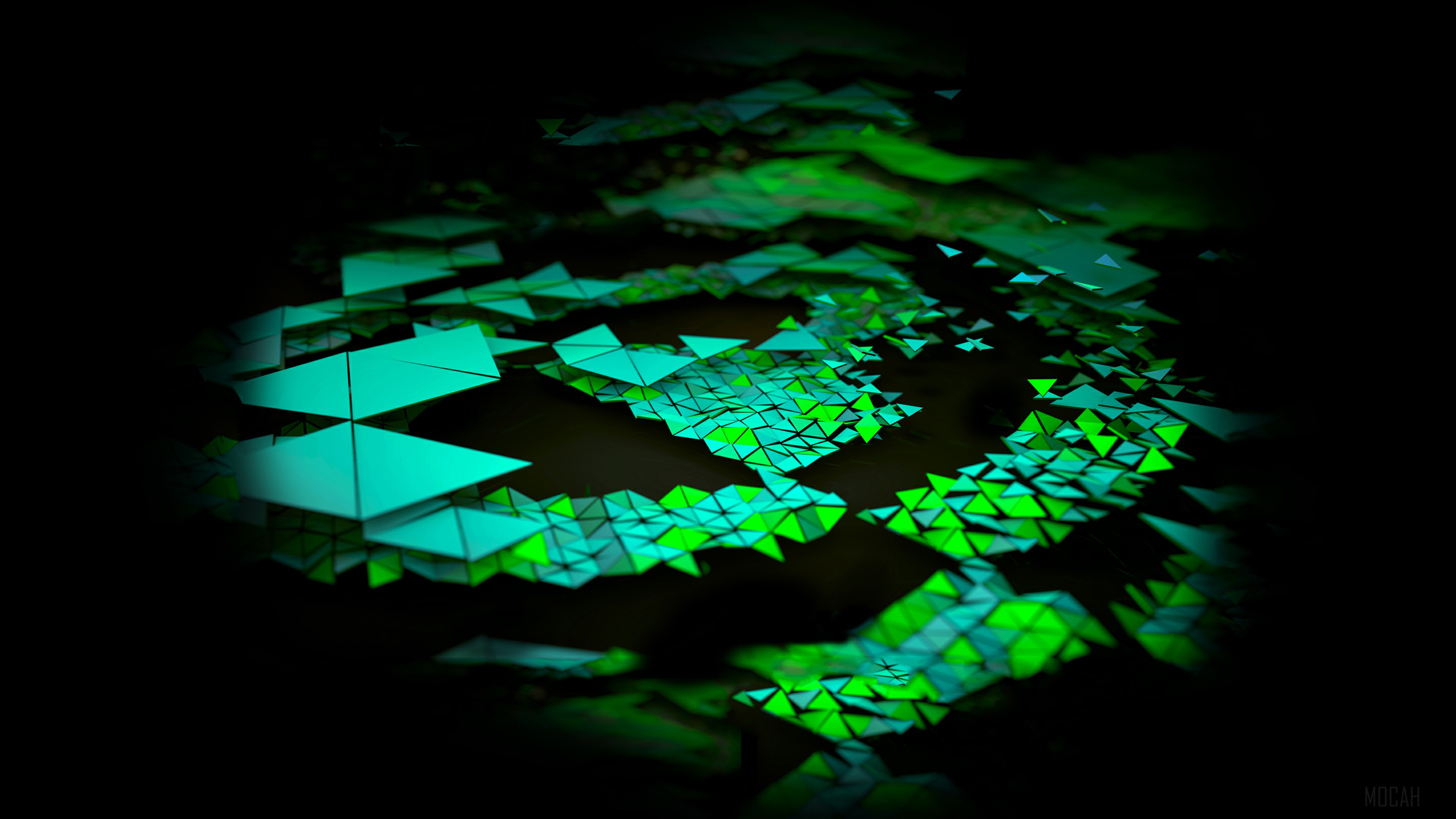 Triangles Nvidia Shield Tablet Stock HD Wallpaper