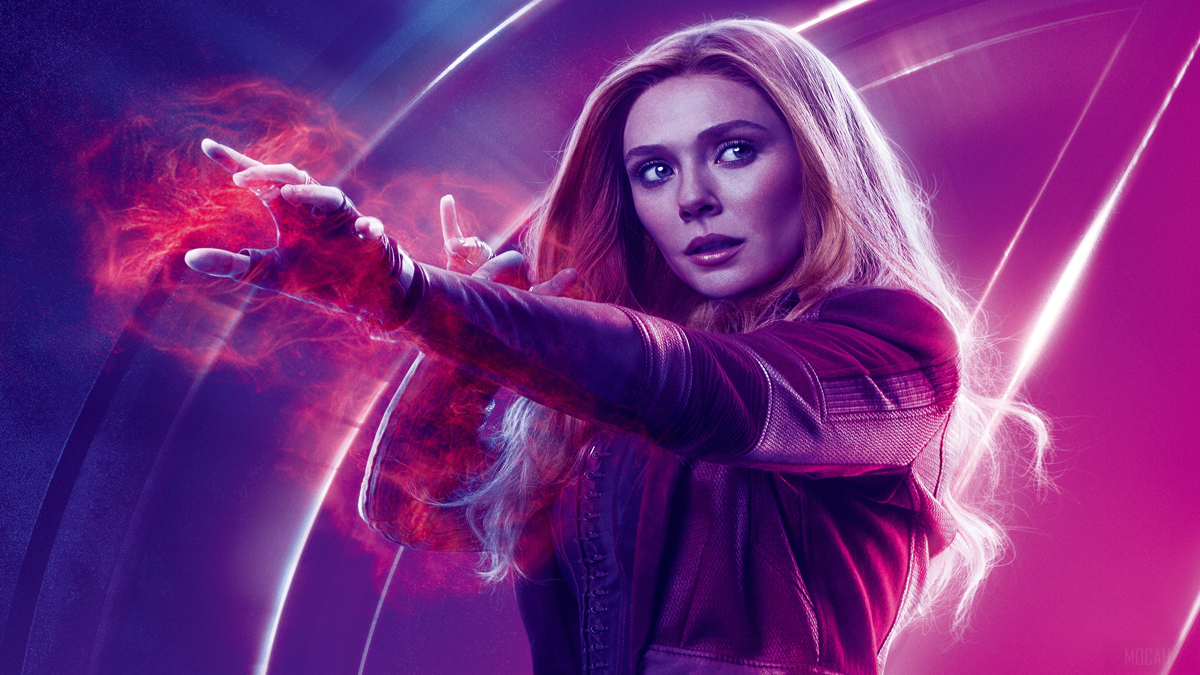 Scarlet Witch from Avengers Infinity War 4K HD Wallpaper