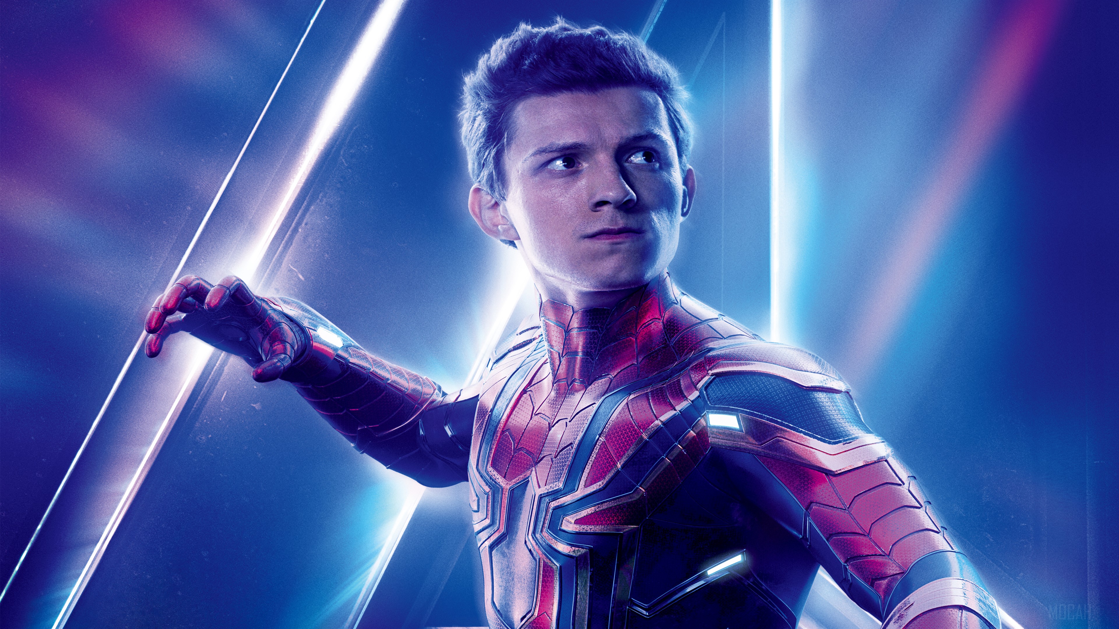 Tom Holland as Spider-Man in Avengers: Infinity War 4K HD Wallpaper