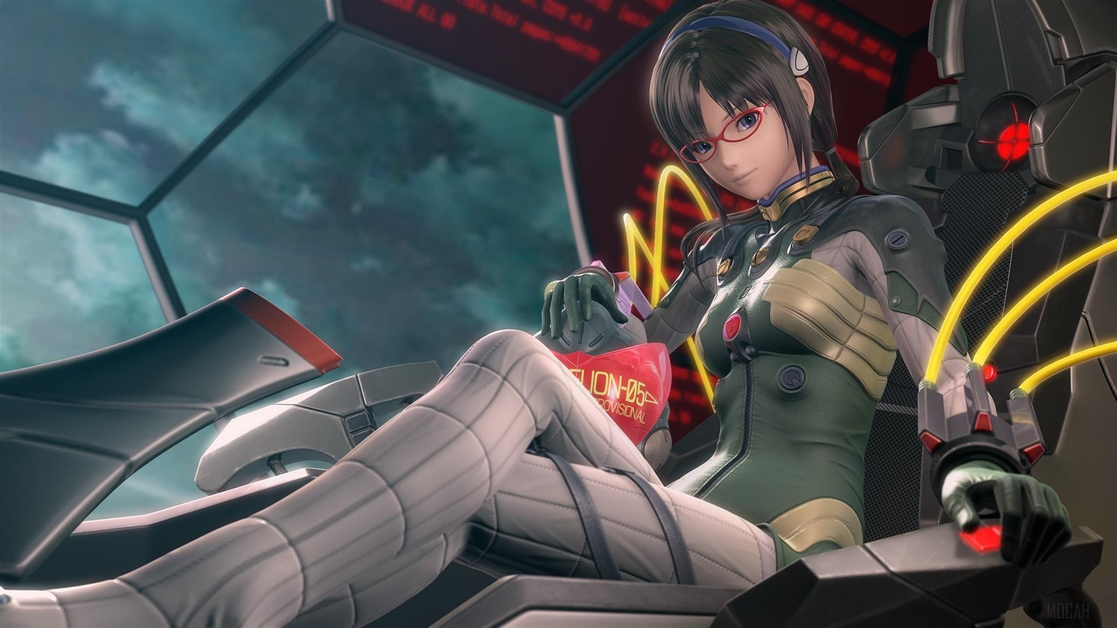 Mari Makinami Illustrious from Neon Genesis Evangelion 4K HD Wallpaper