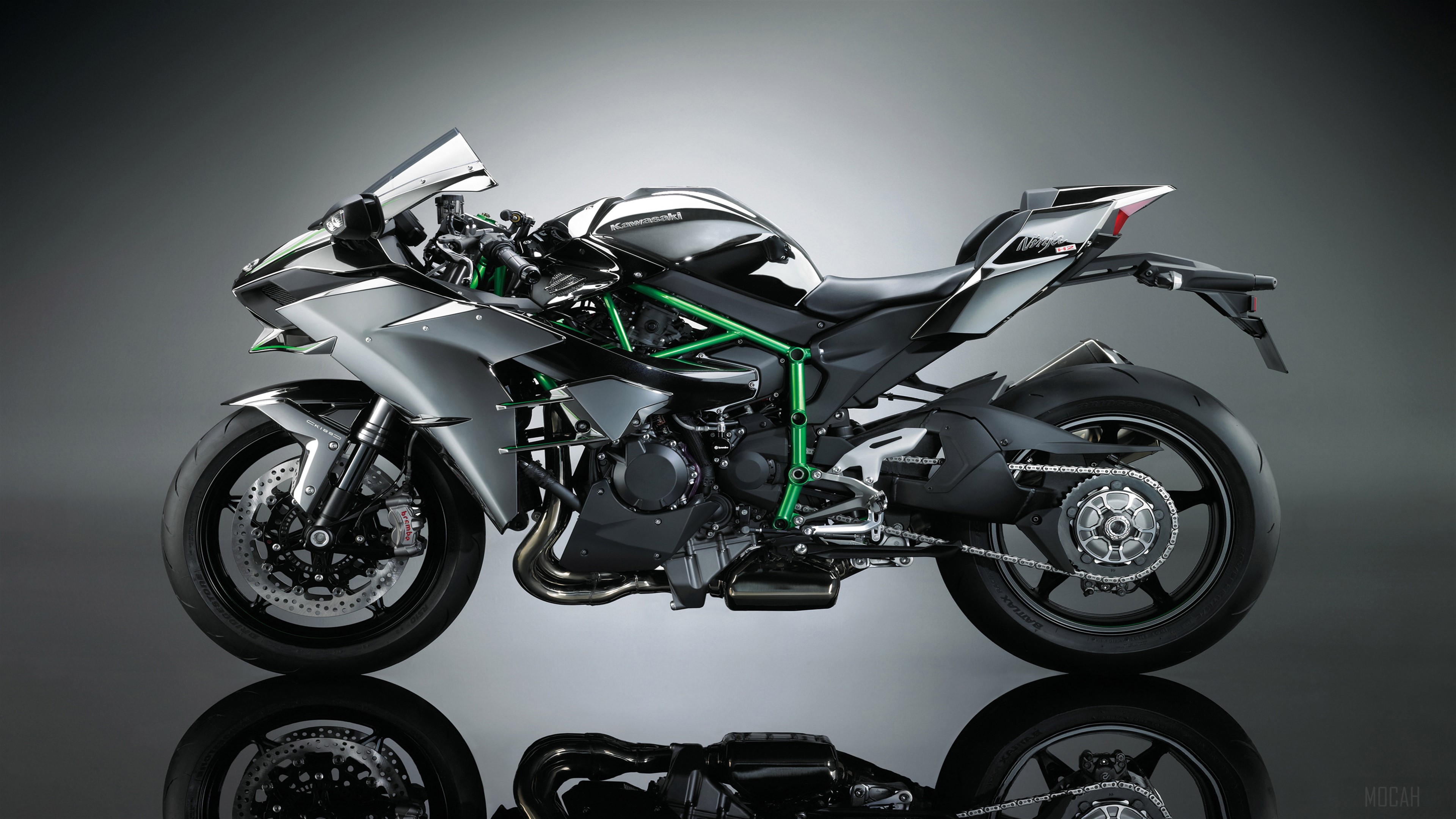 2017 Kawasaki Ninja H2 HD Wallpaper