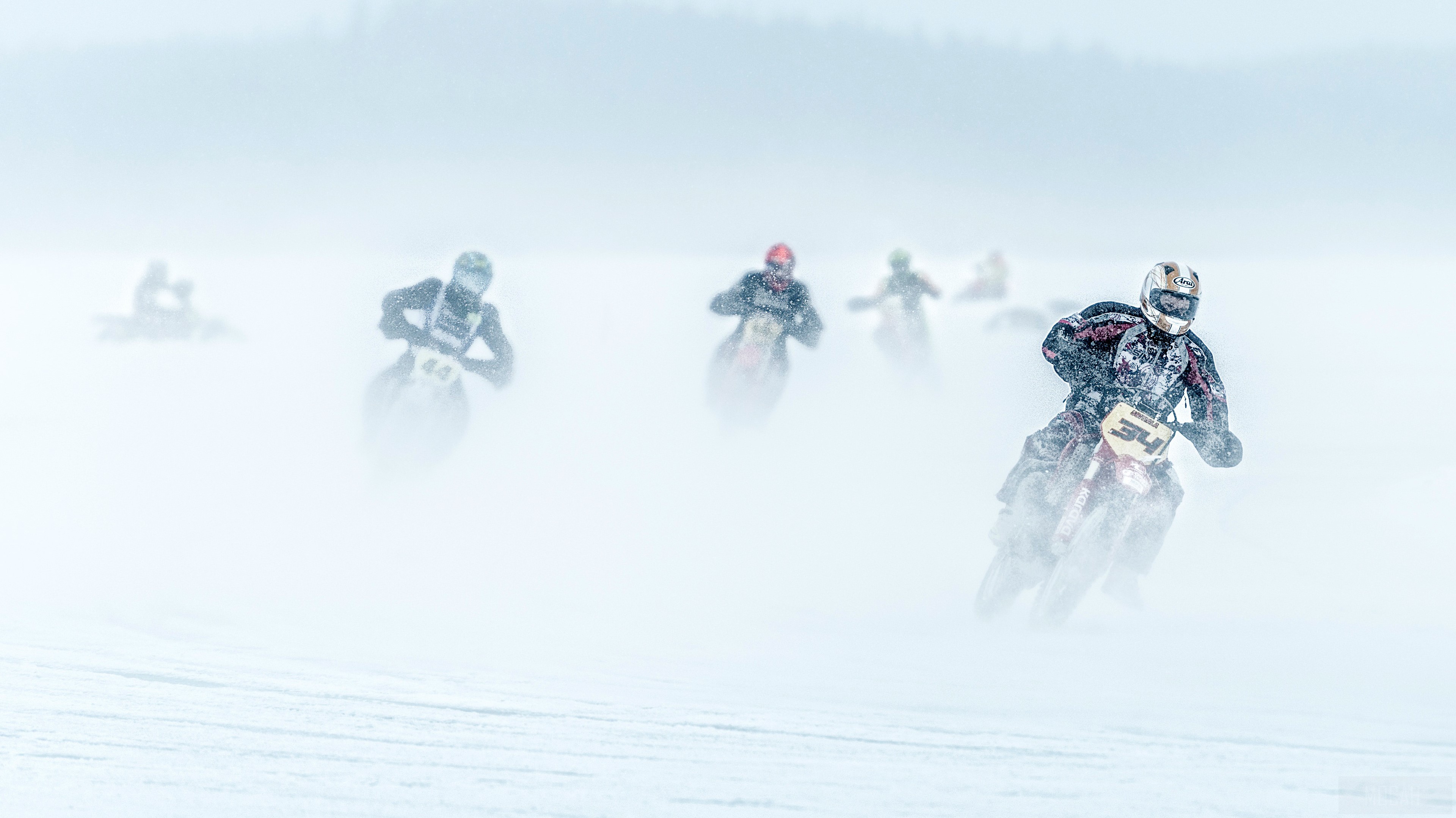 Snow Bike Racing HD Wallpaper