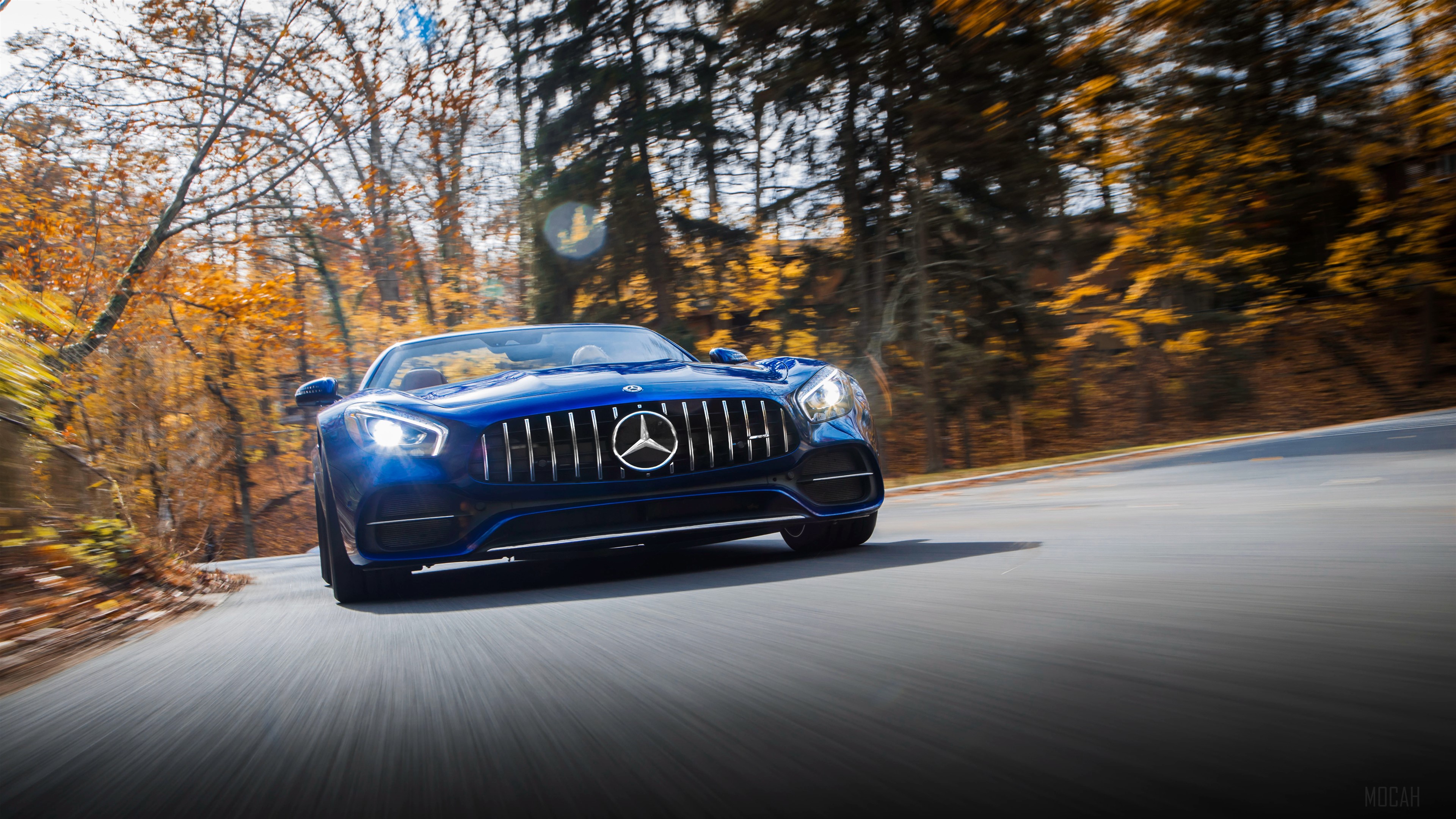 2018 Mercedes AMG GT C Roadster HD Wallpaper