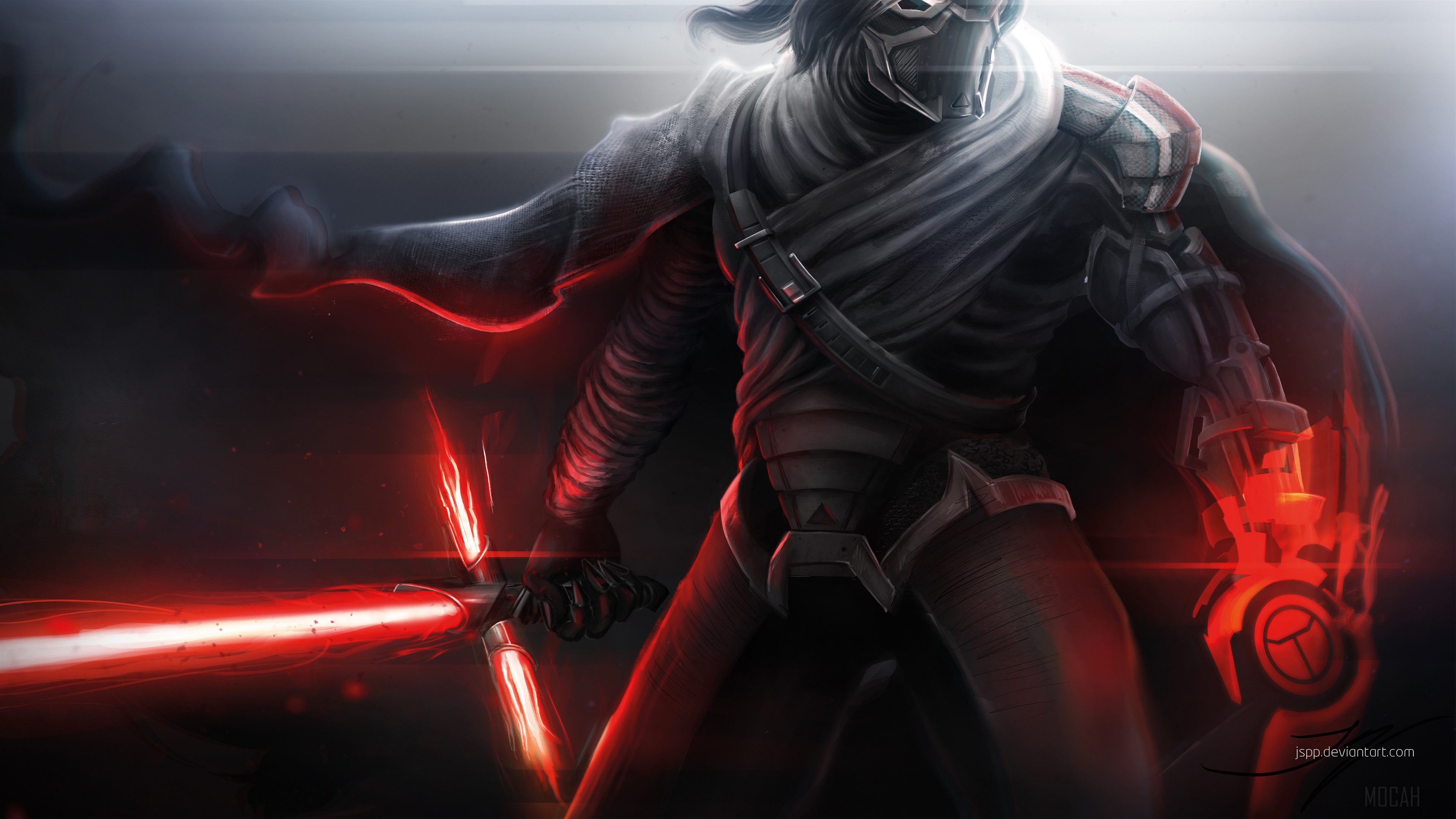 Kylo Ren from Star Wars 4K Artwork HD Wallpaper