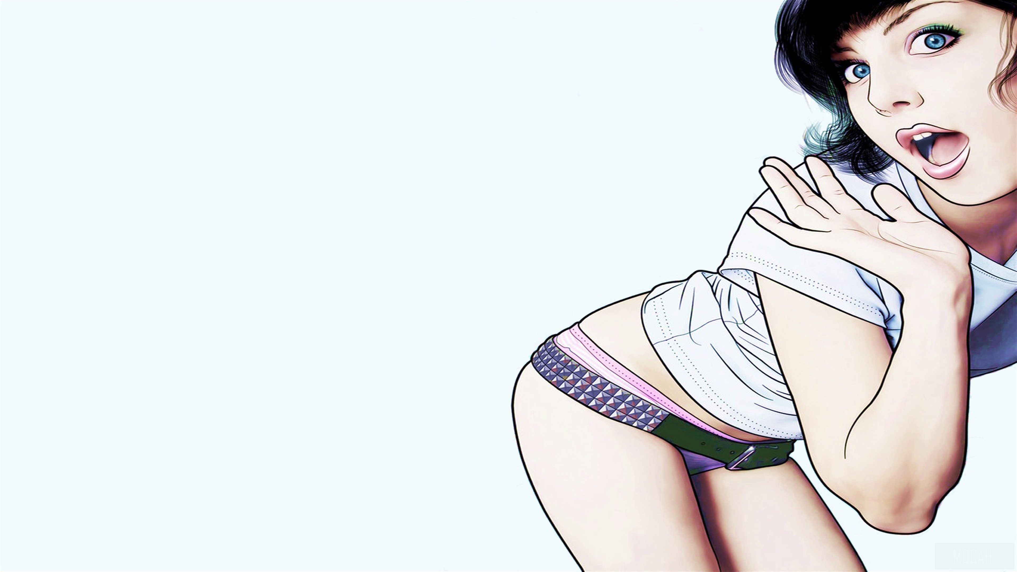 Crazy Babe CG HD Wallpaper