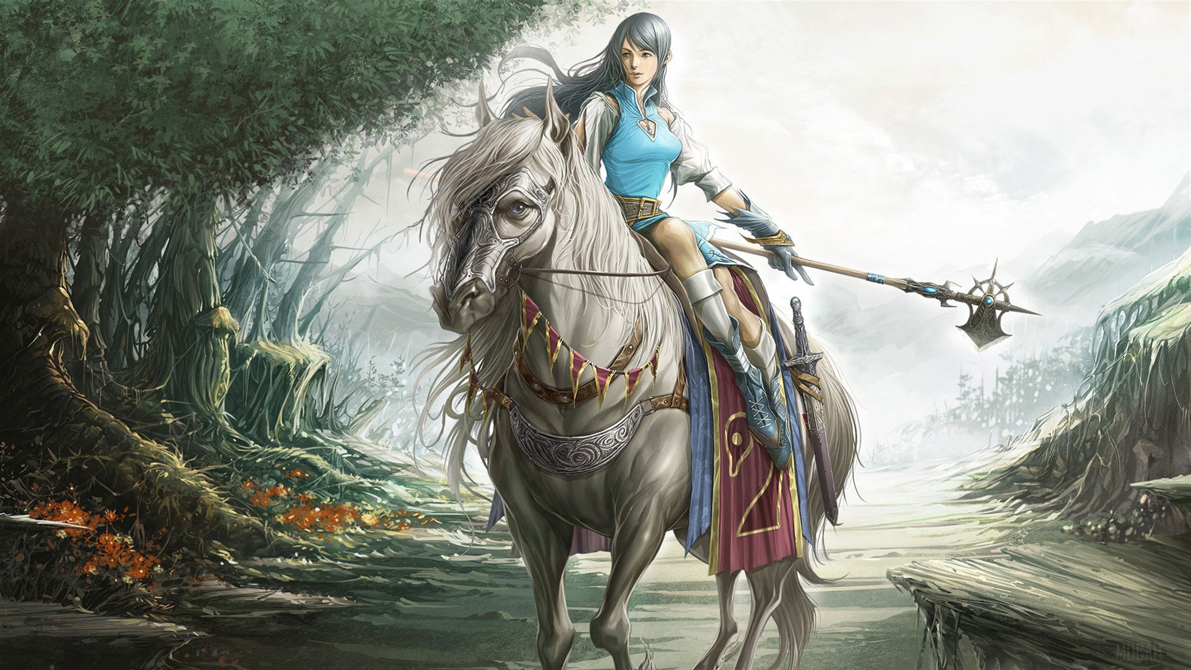 Kamael from Lineage II Goddess of Destruction 4K HD Wallpaper