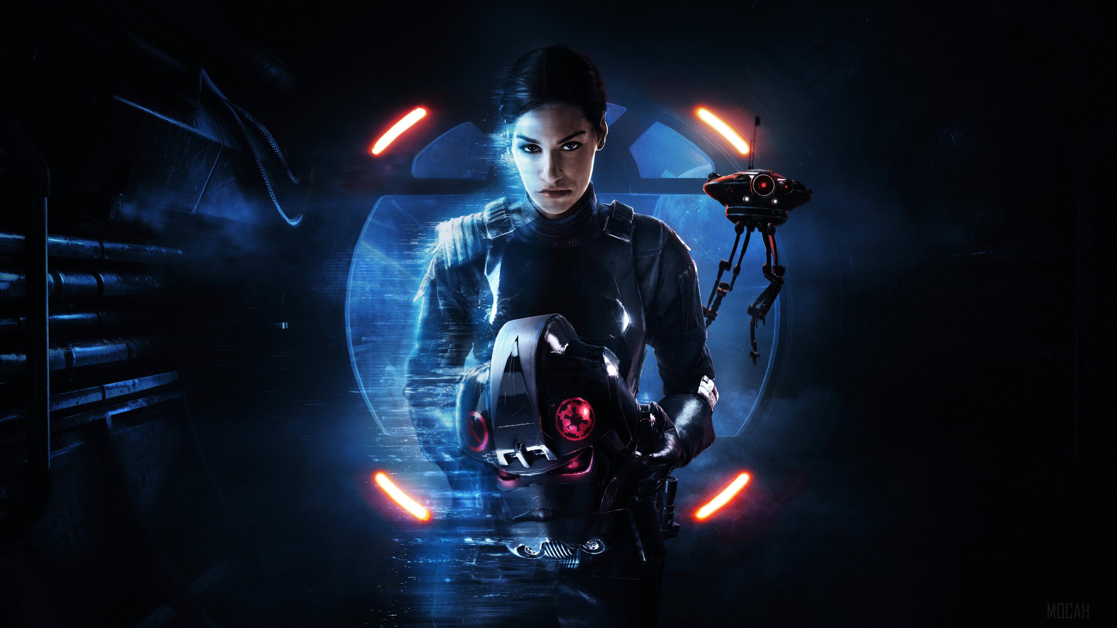 Iden Versio from Star Wars Battlefront II 4K HD Wallpaper