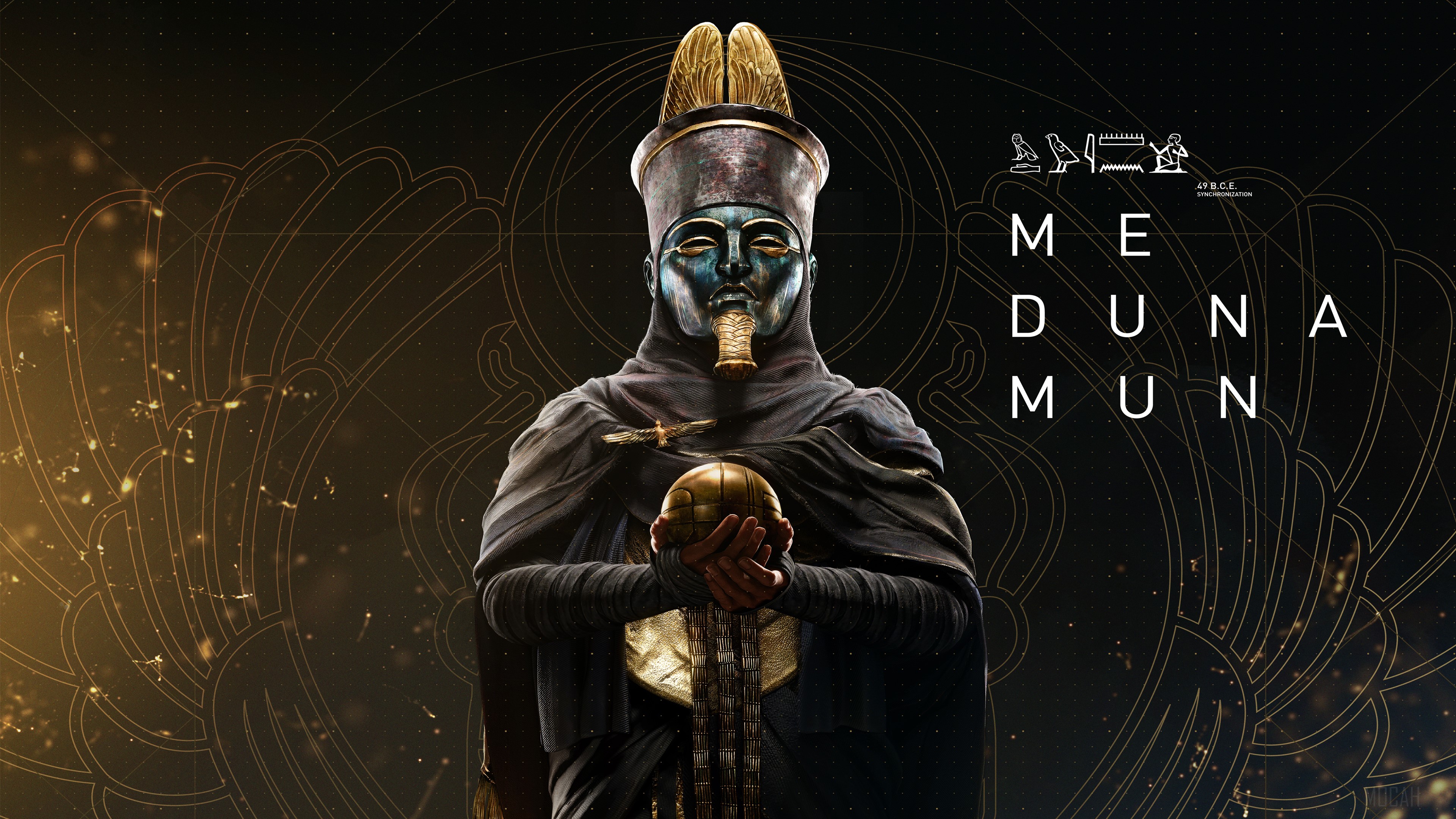 Medunamun from Assassin's Creed Origins 4K HD Wallpaper
