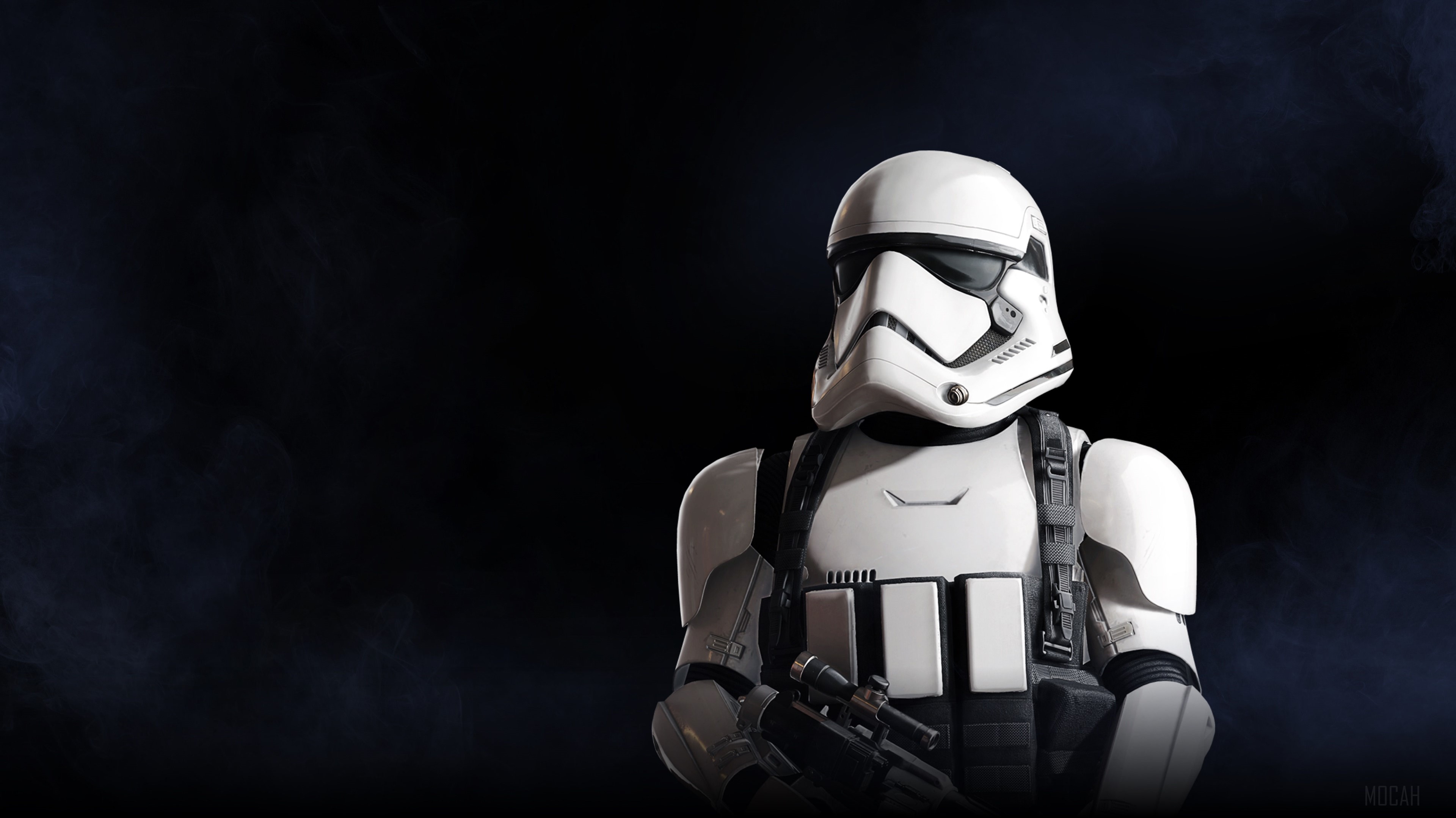 First Order Heavy Assault Trooper from Star Wars Battlefront II 4K HD Wallpaper