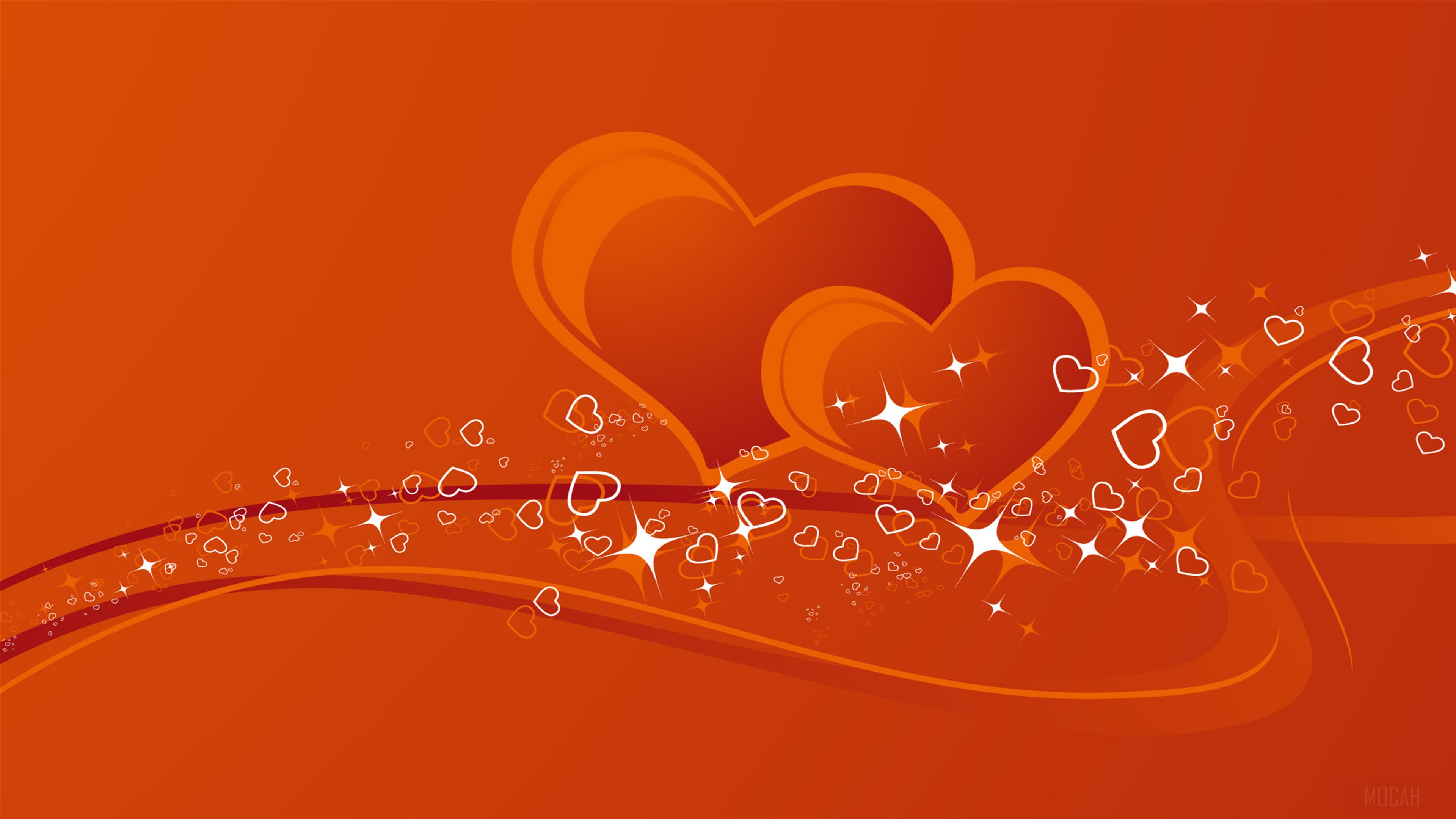 Couple Hearts HD Wallpaper
