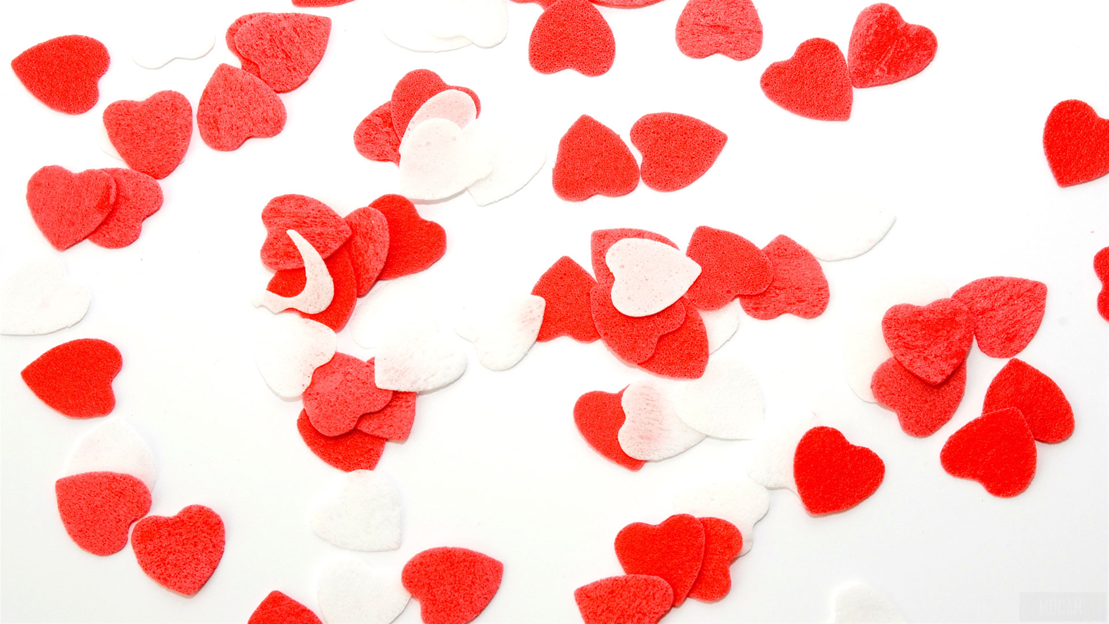 Plenty of Love Hearts HD Wallpaper