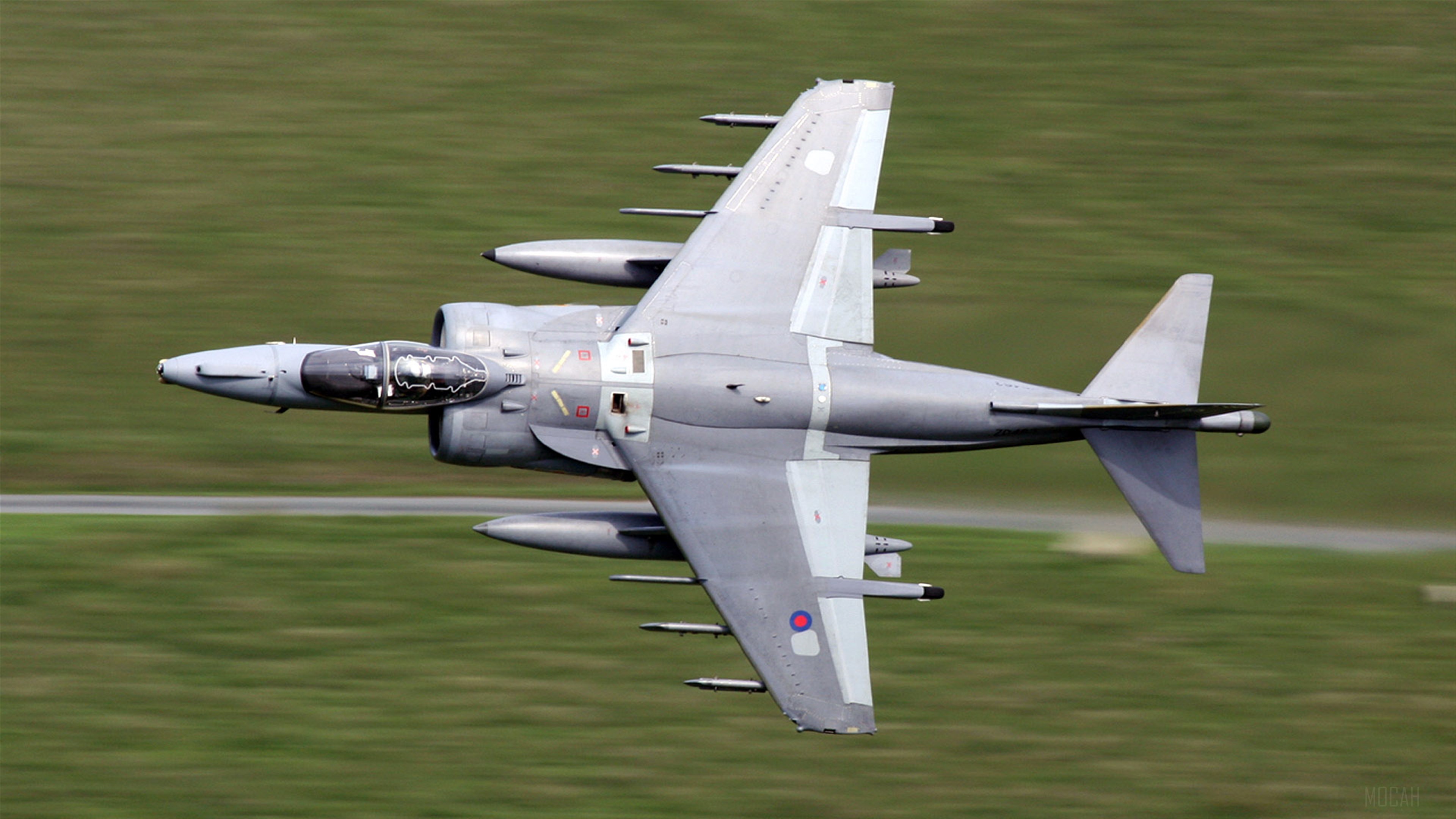British Aerospace Harrier II in flight HD Wallpaper