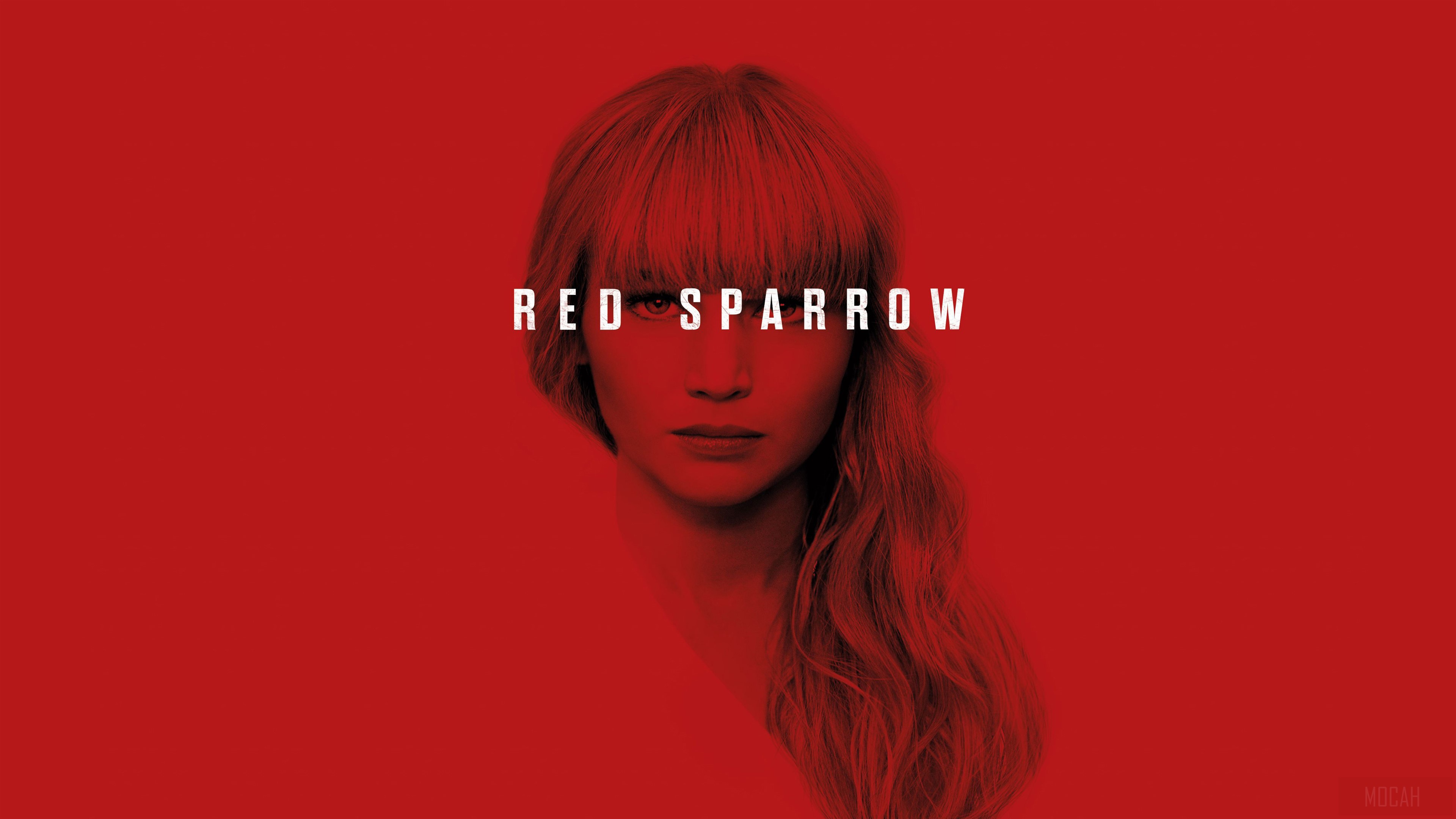 Red Sparrow 4K HD Wallpaper