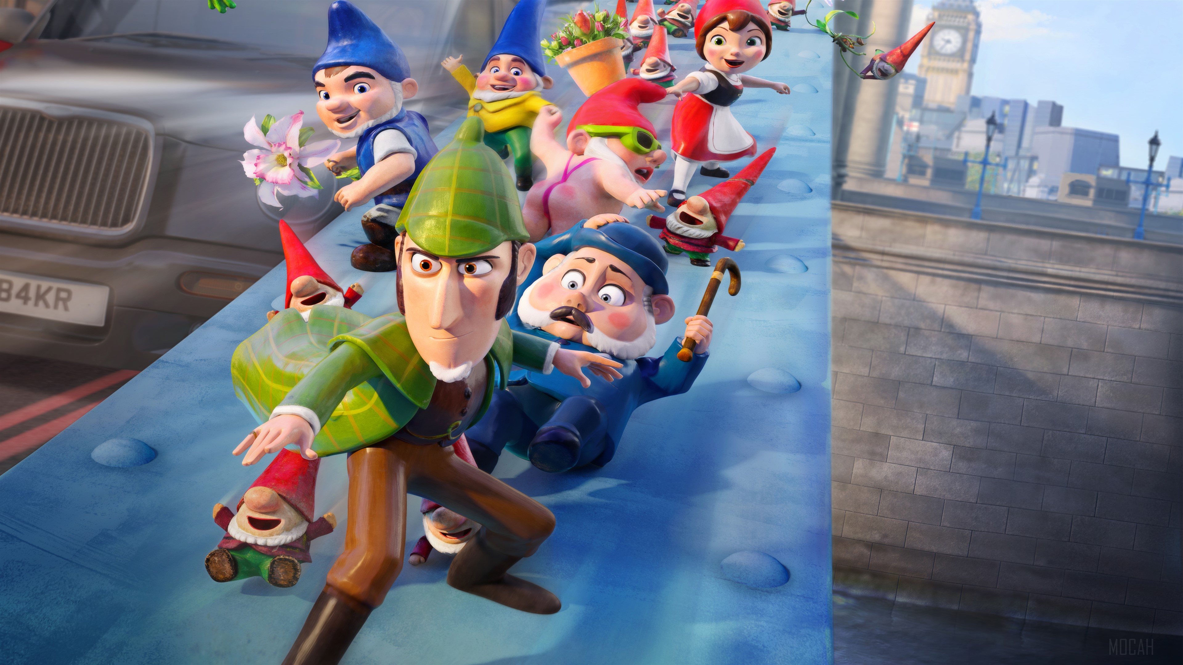 Sherlock Gnomes 4K HD Wallpaper