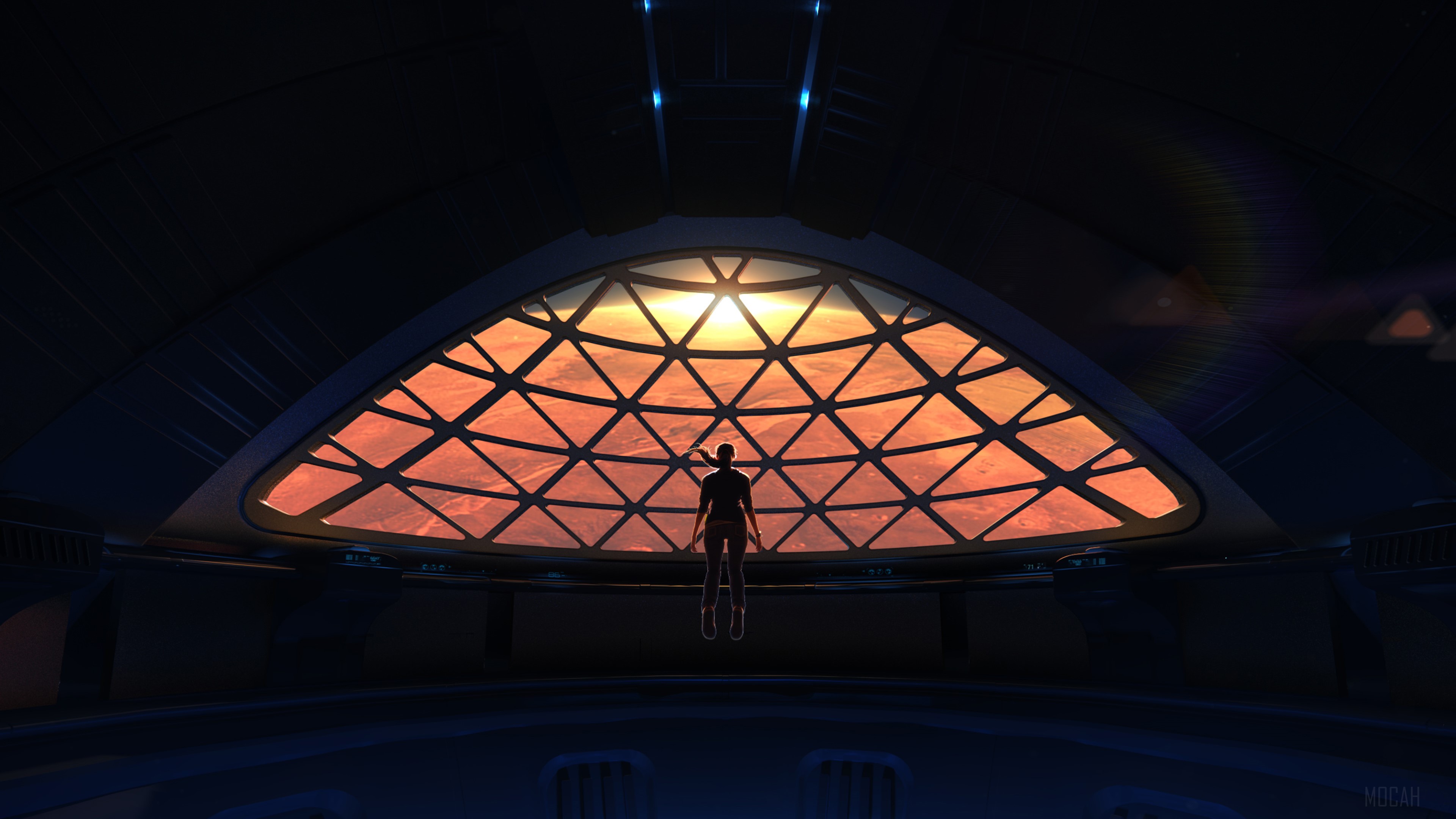 SpaceX Mars Mission HD Wallpaper
