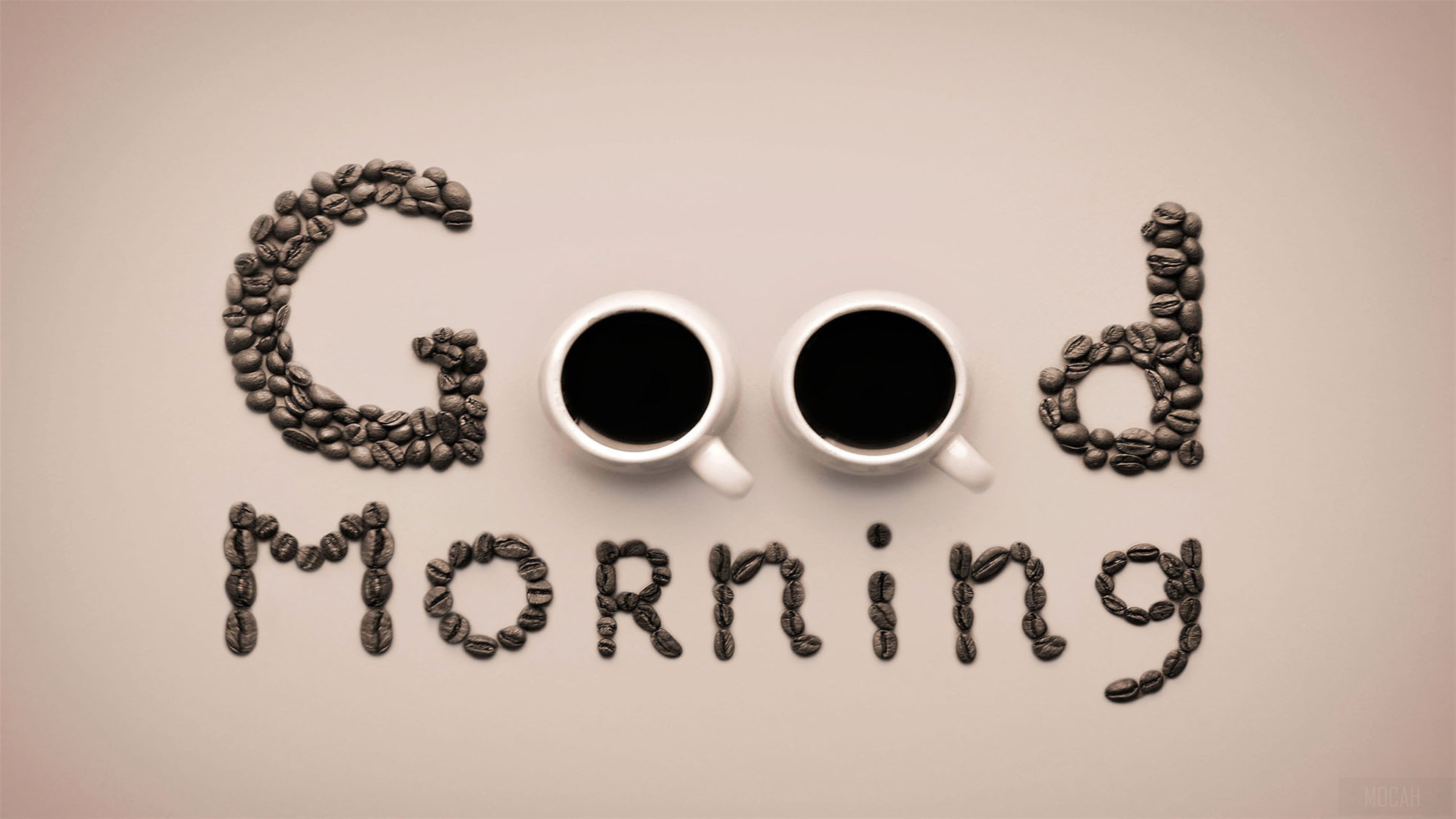 Good Morning Coffee HD Wallpaper
