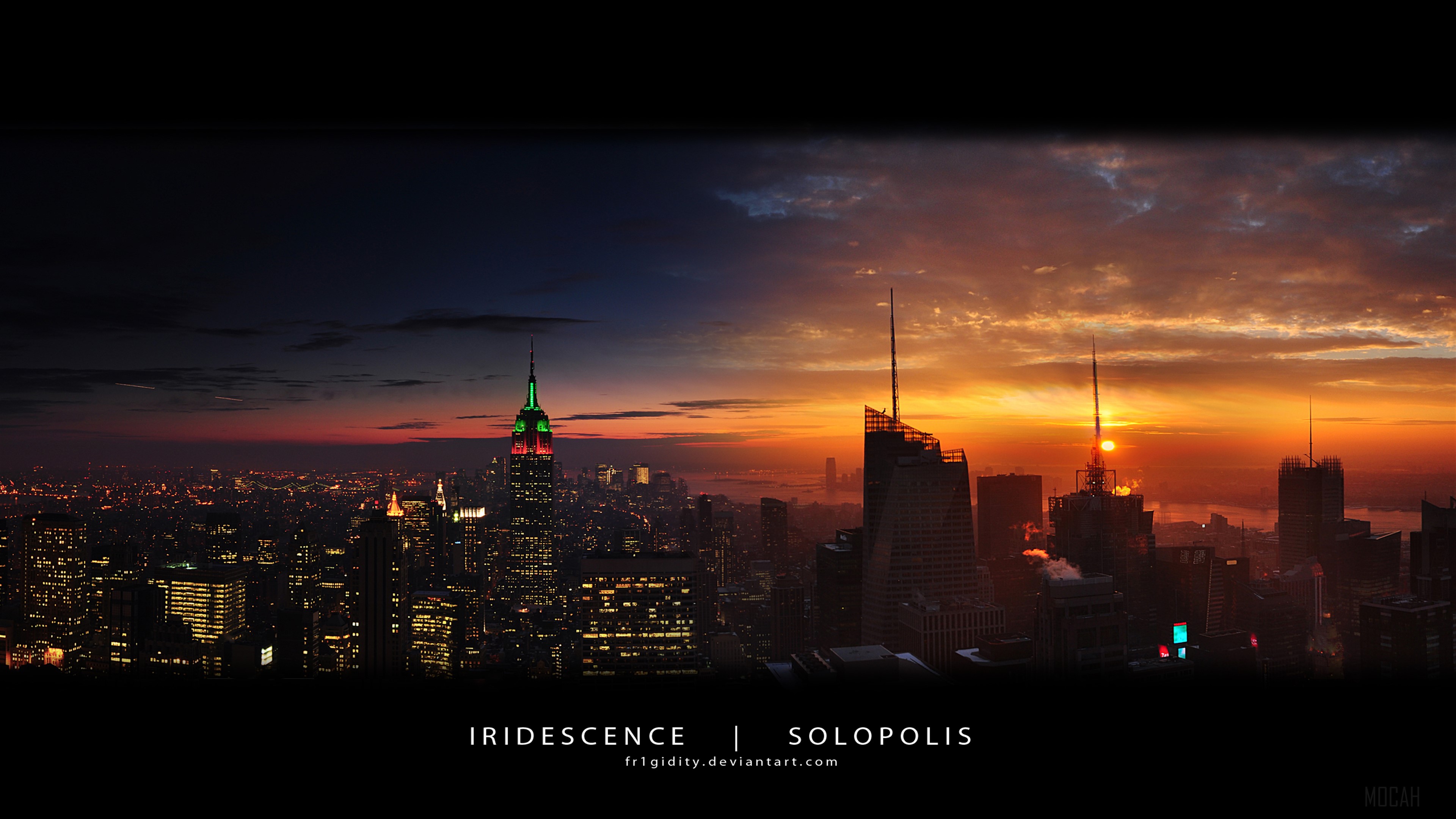New York City Empire State Building Panorama 4K HD Wallpaper