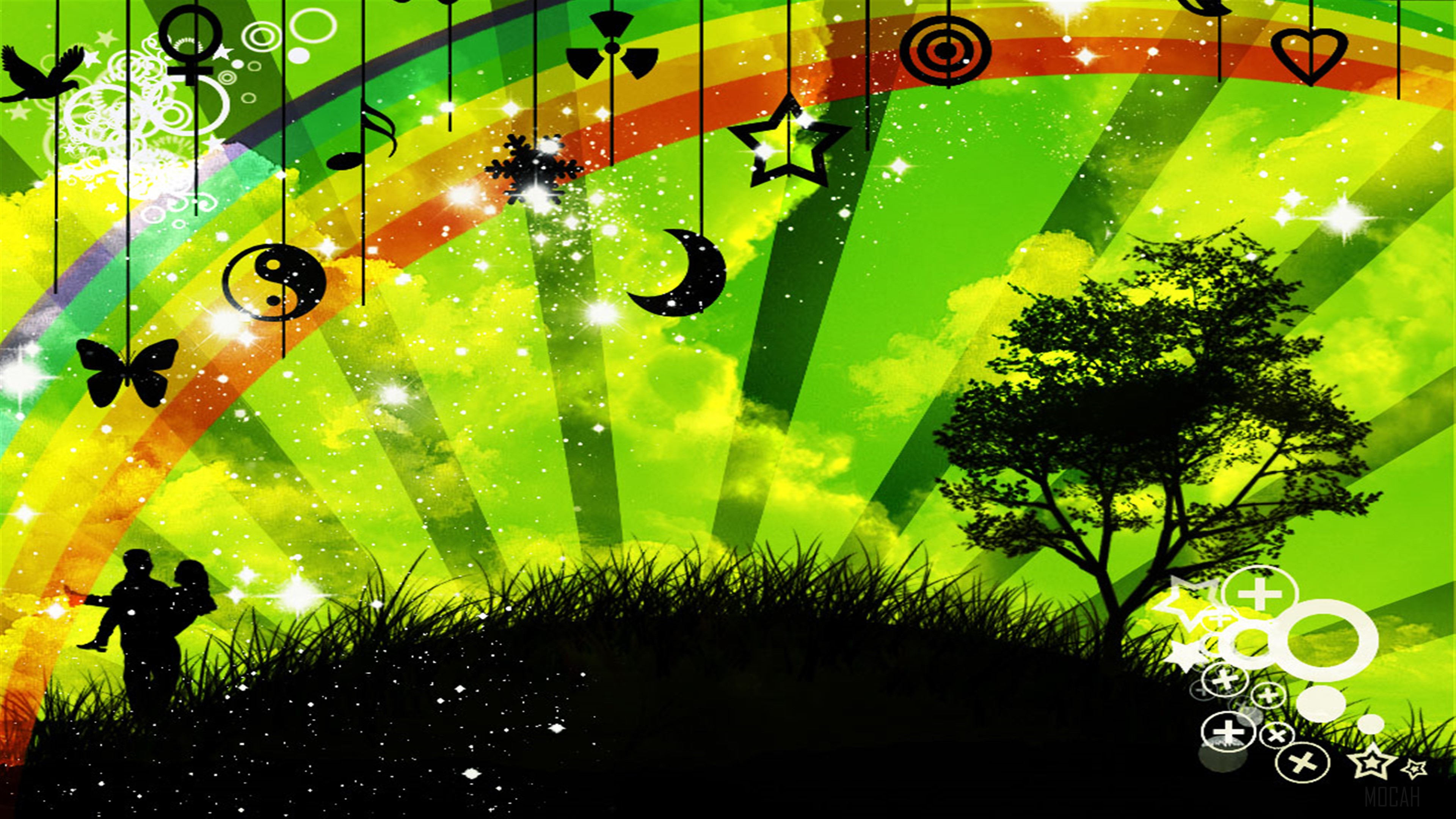 Love Season Vector HD Wallpaper