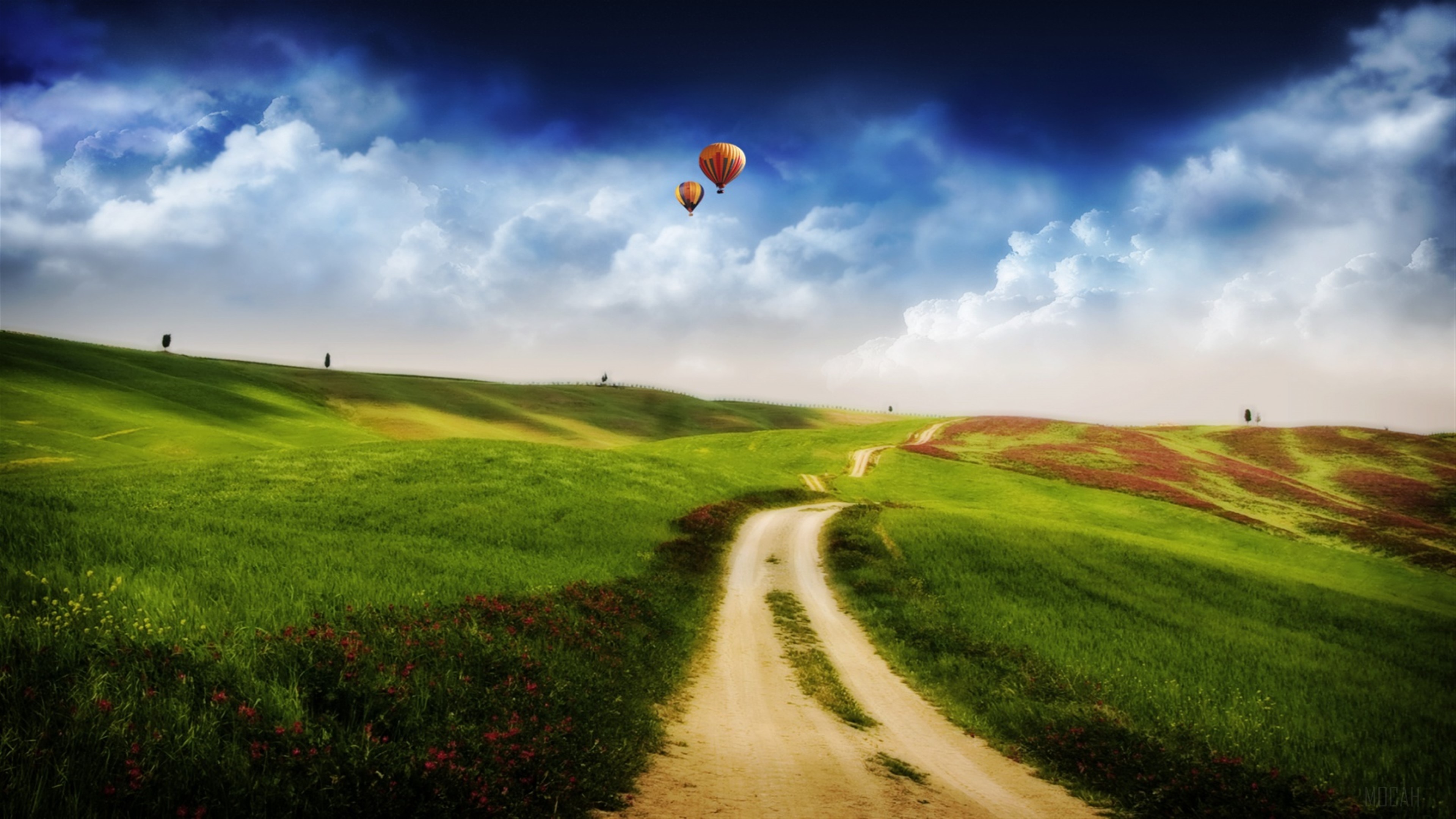 Old Dirt Road HD Wallpaper