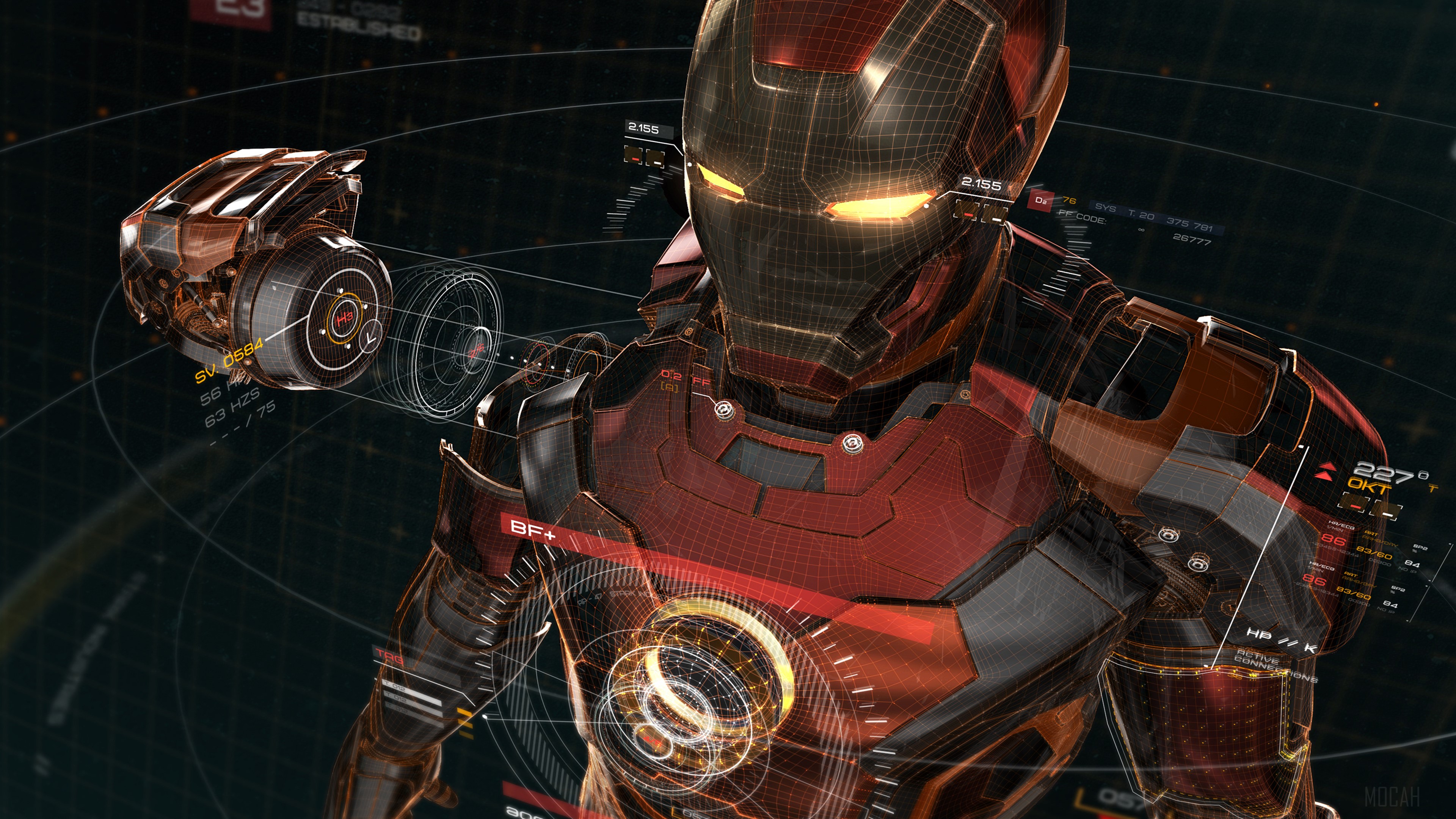 Iron Man Artwork HD Wallpaper