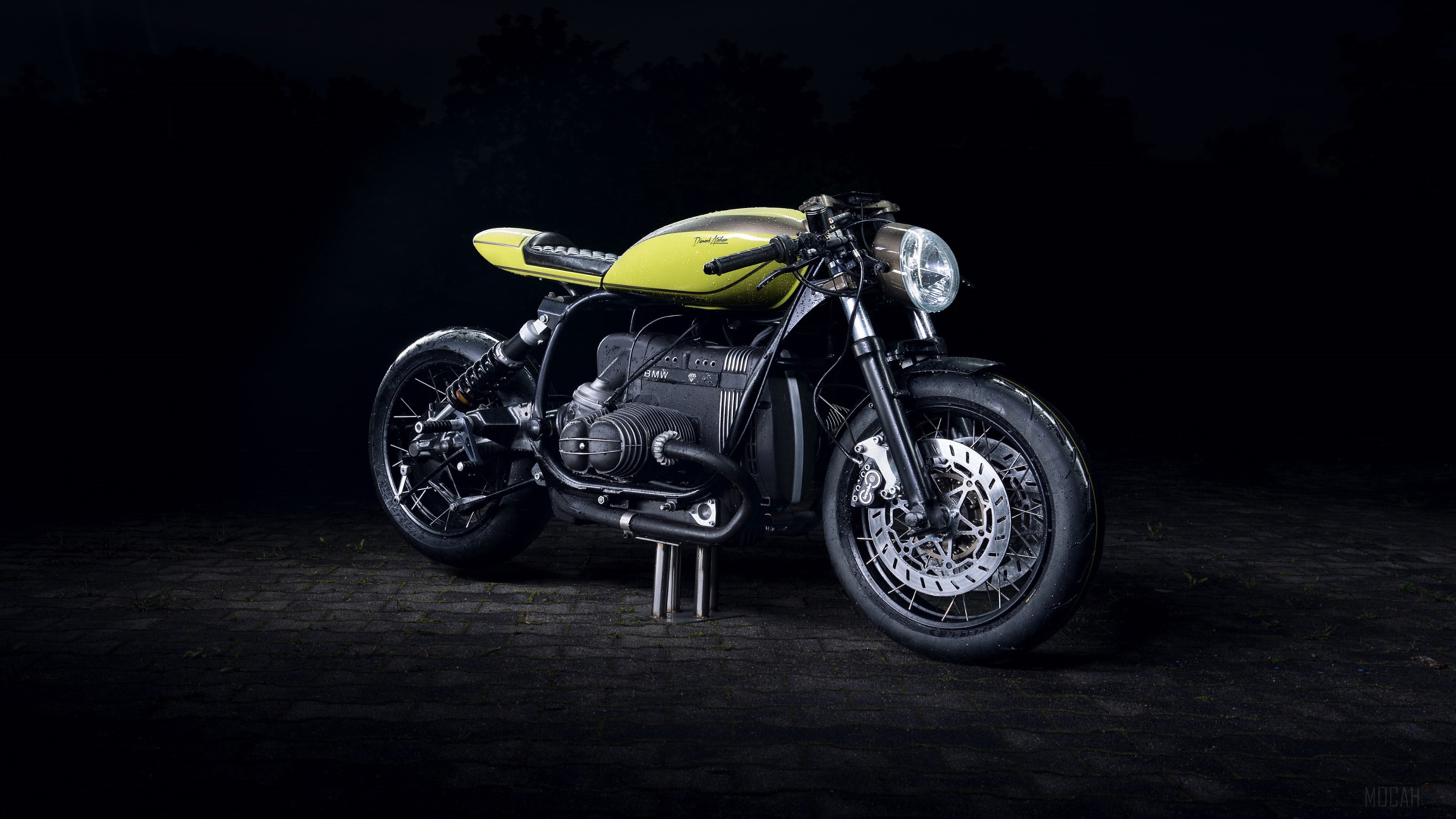 Diamond Atelier BMW R100 Cafe Racer HD Wallpaper