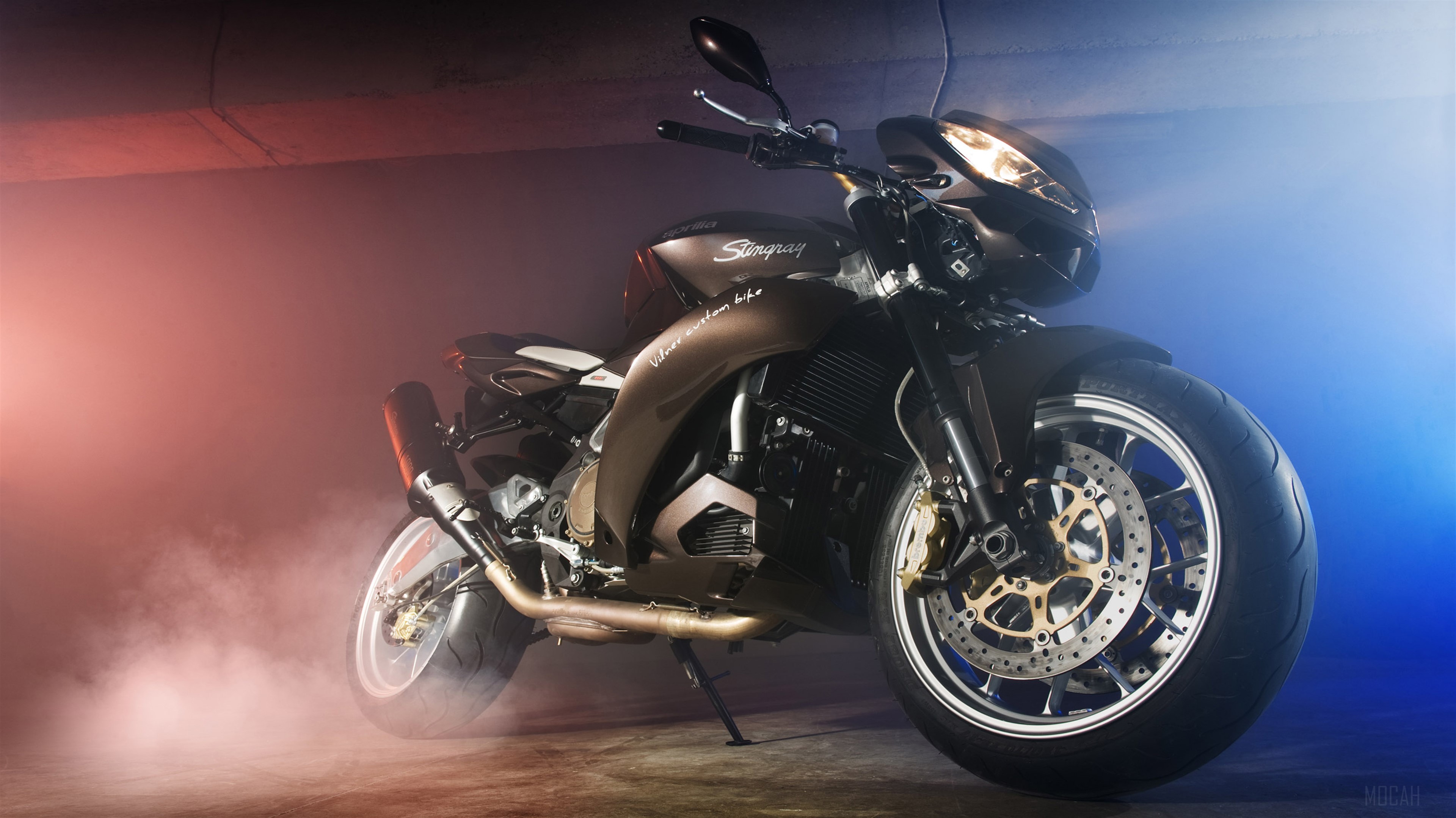 Vilner Aprilia Stingray Evil Bike HD Wallpaper