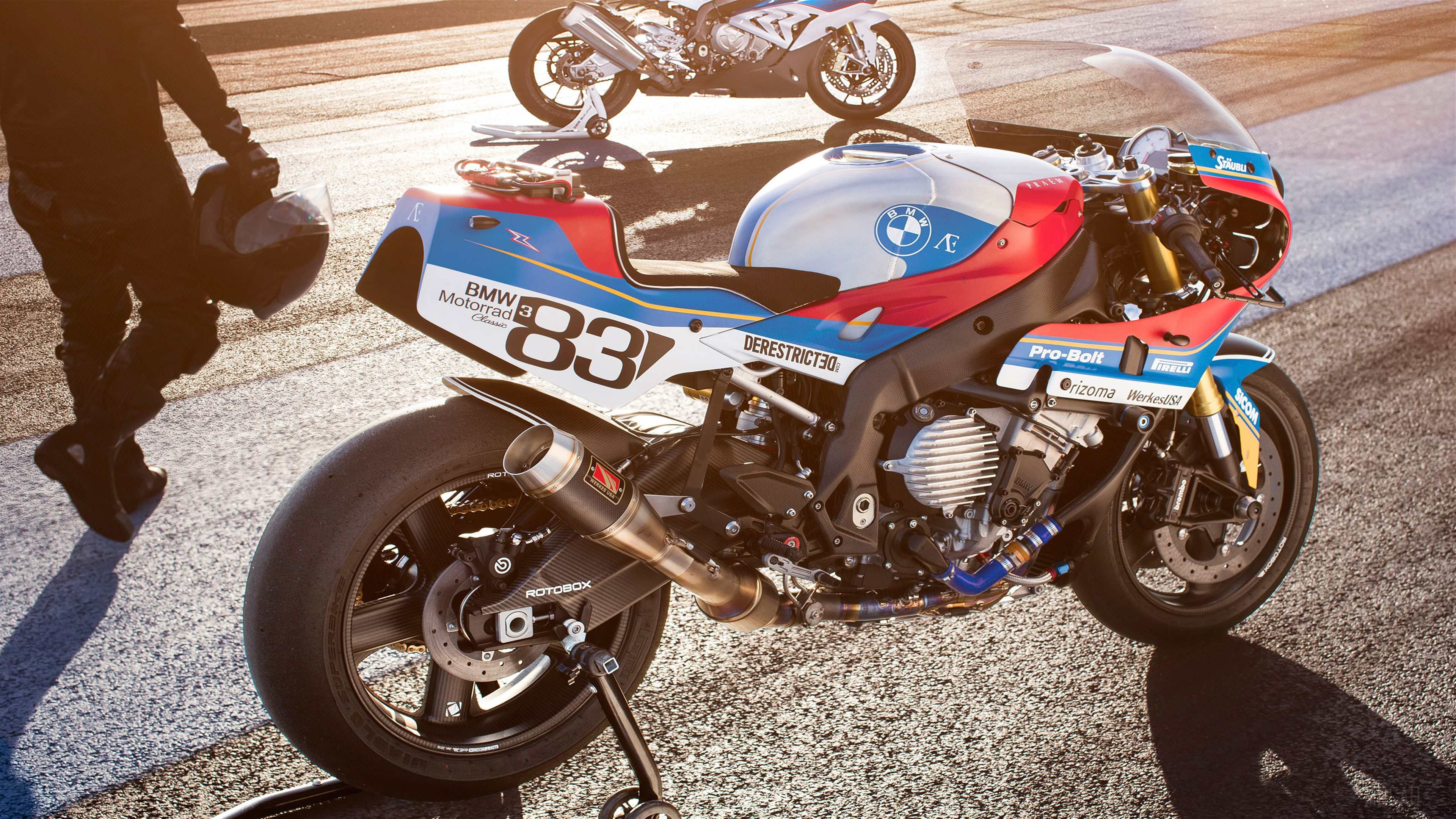 Custom BMW S1000RR Motorcycle 4K HD Wallpaper