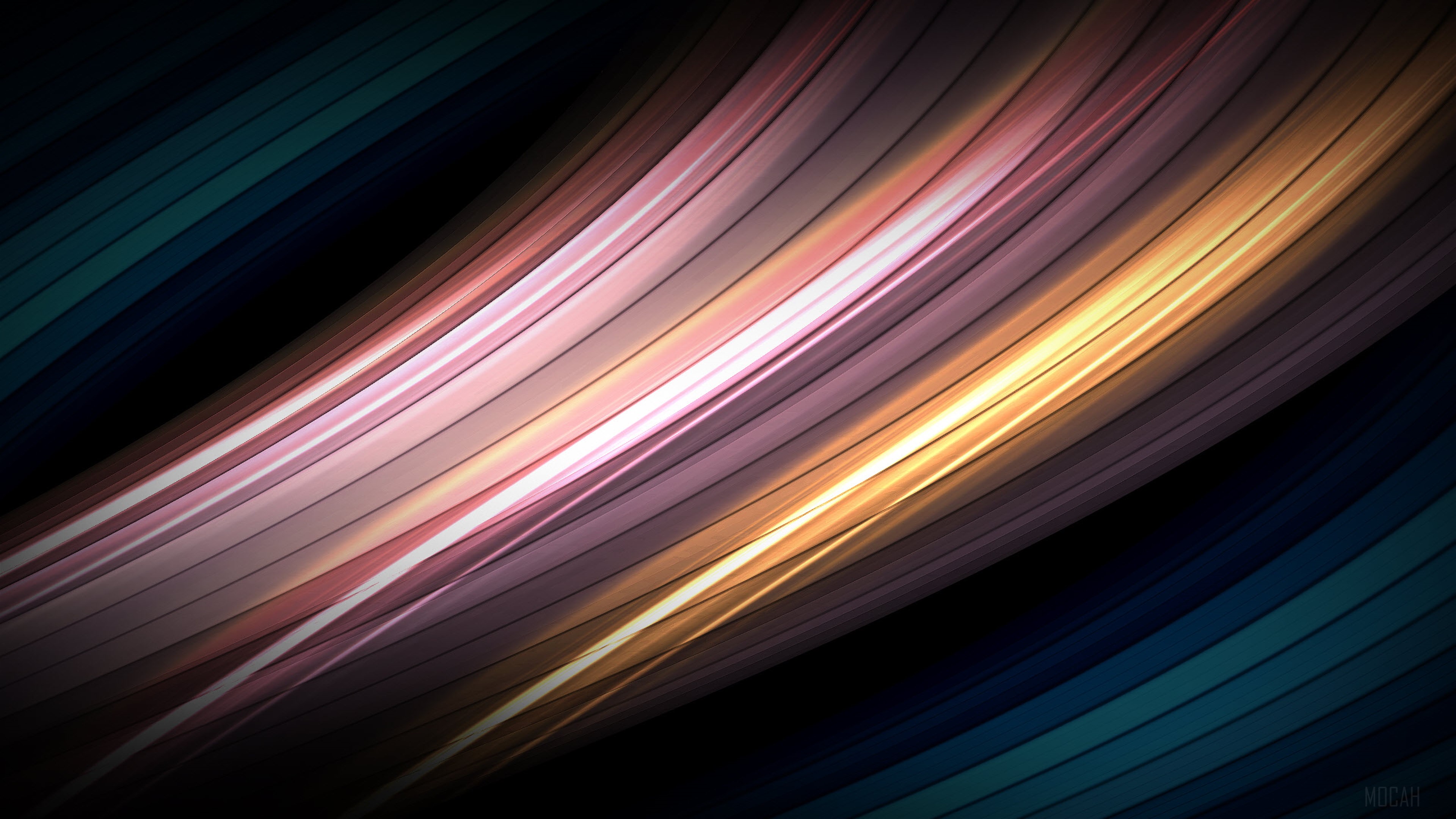 Abstract Light Streaks 4K HD Wallpaper