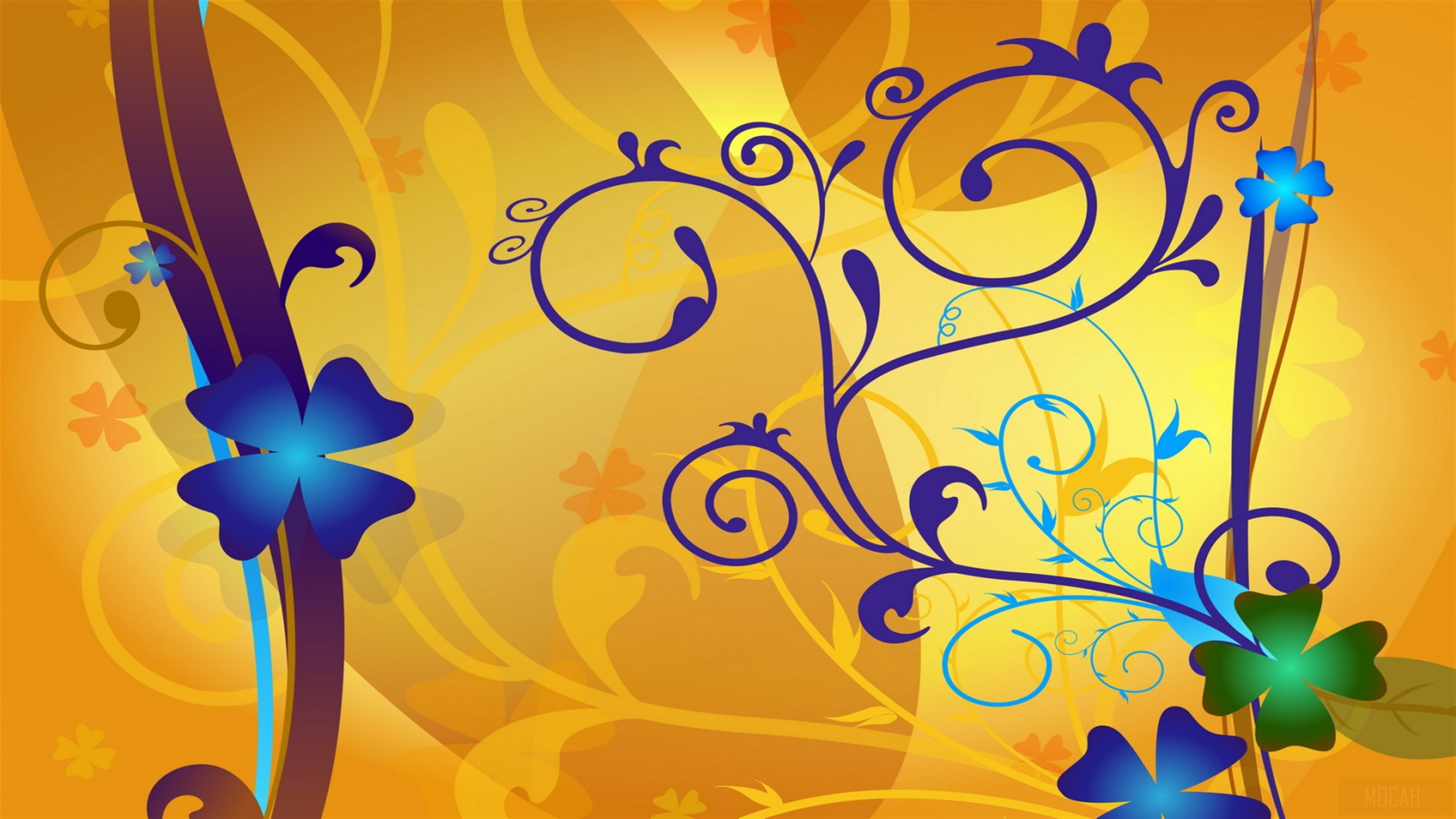 Lucky Clovers HD Wallpaper