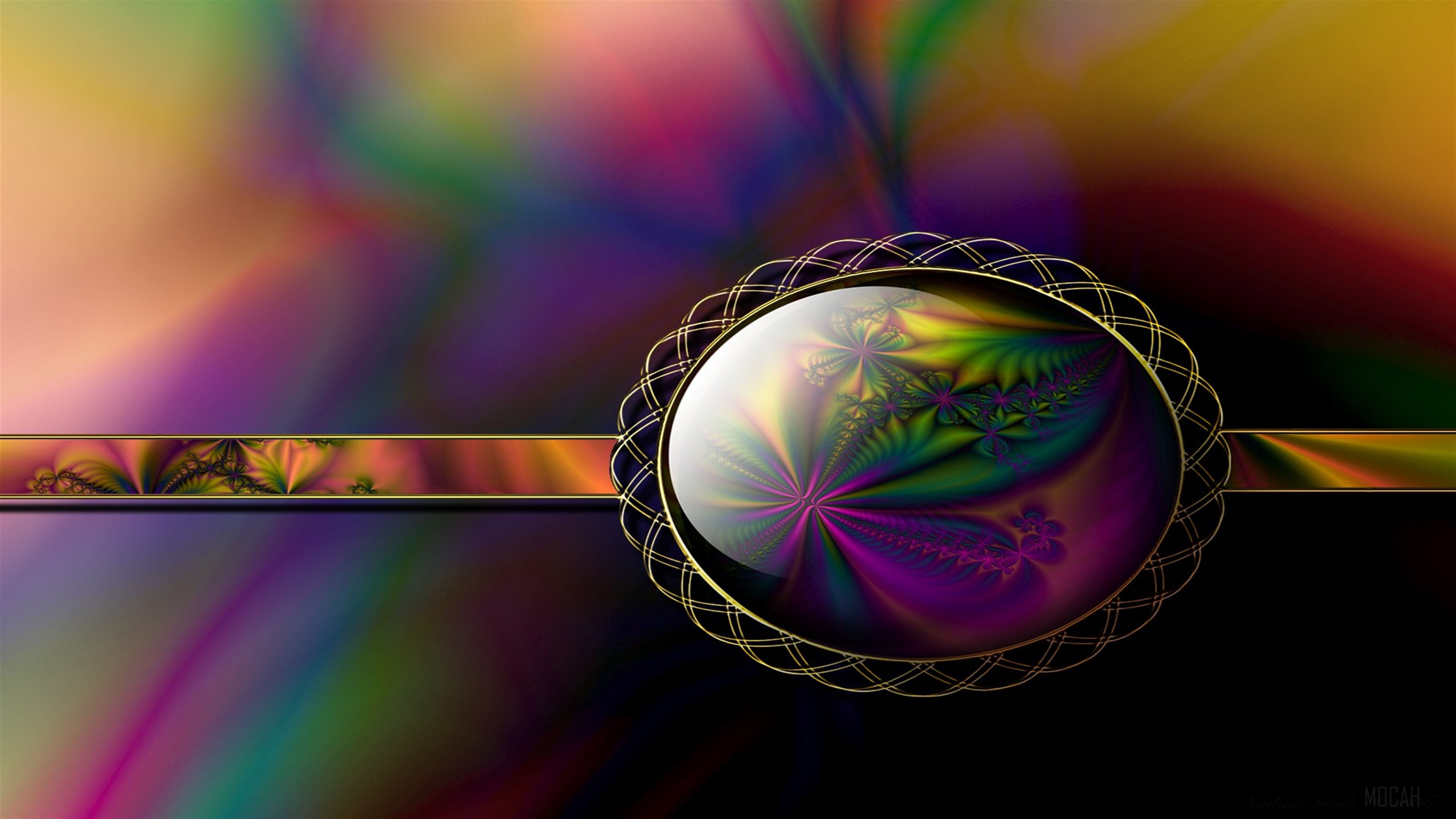 Abstract Fractal Design 4K HD Wallpaper