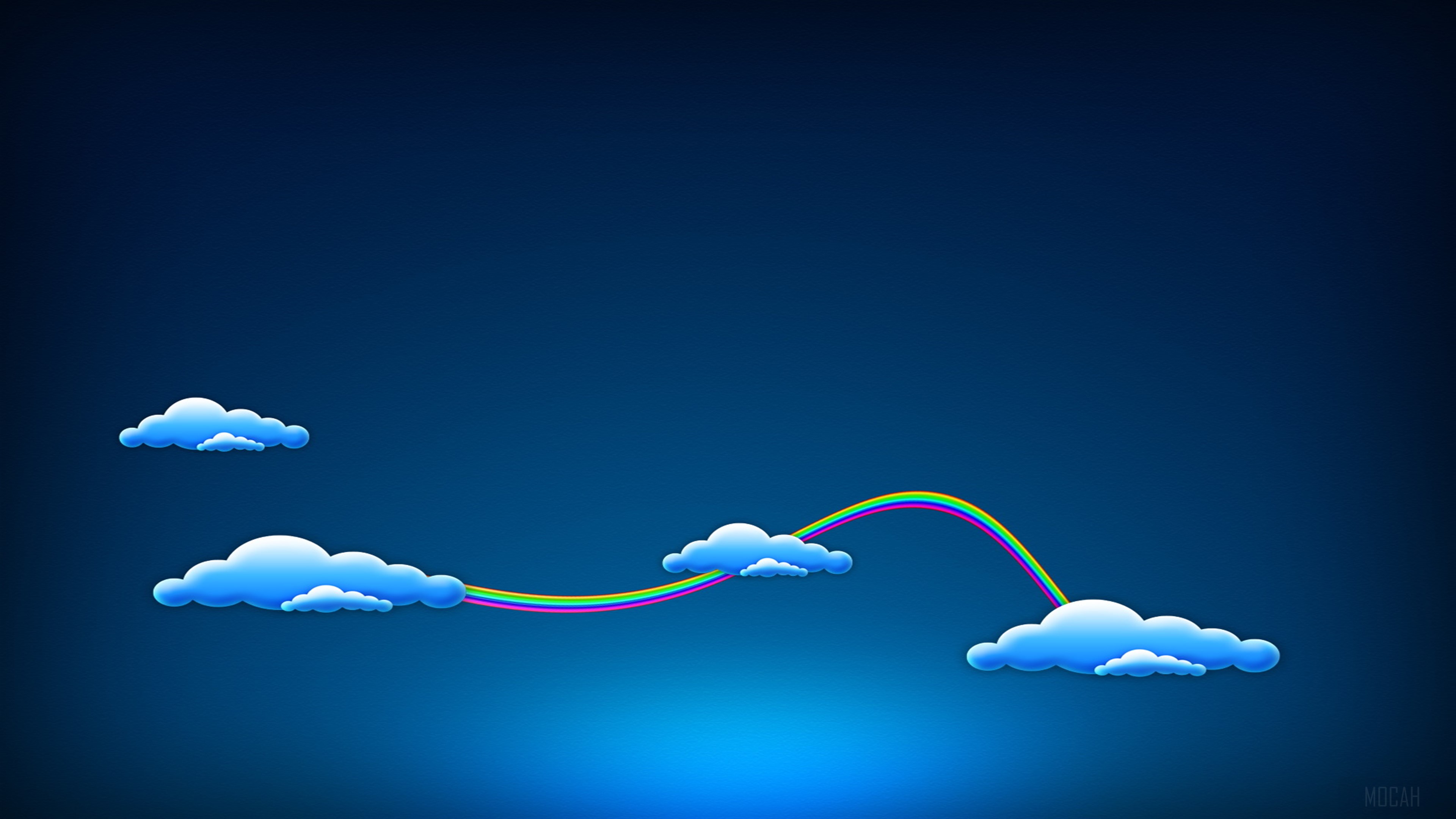 Blue Sky Clouds HD Wallpaper