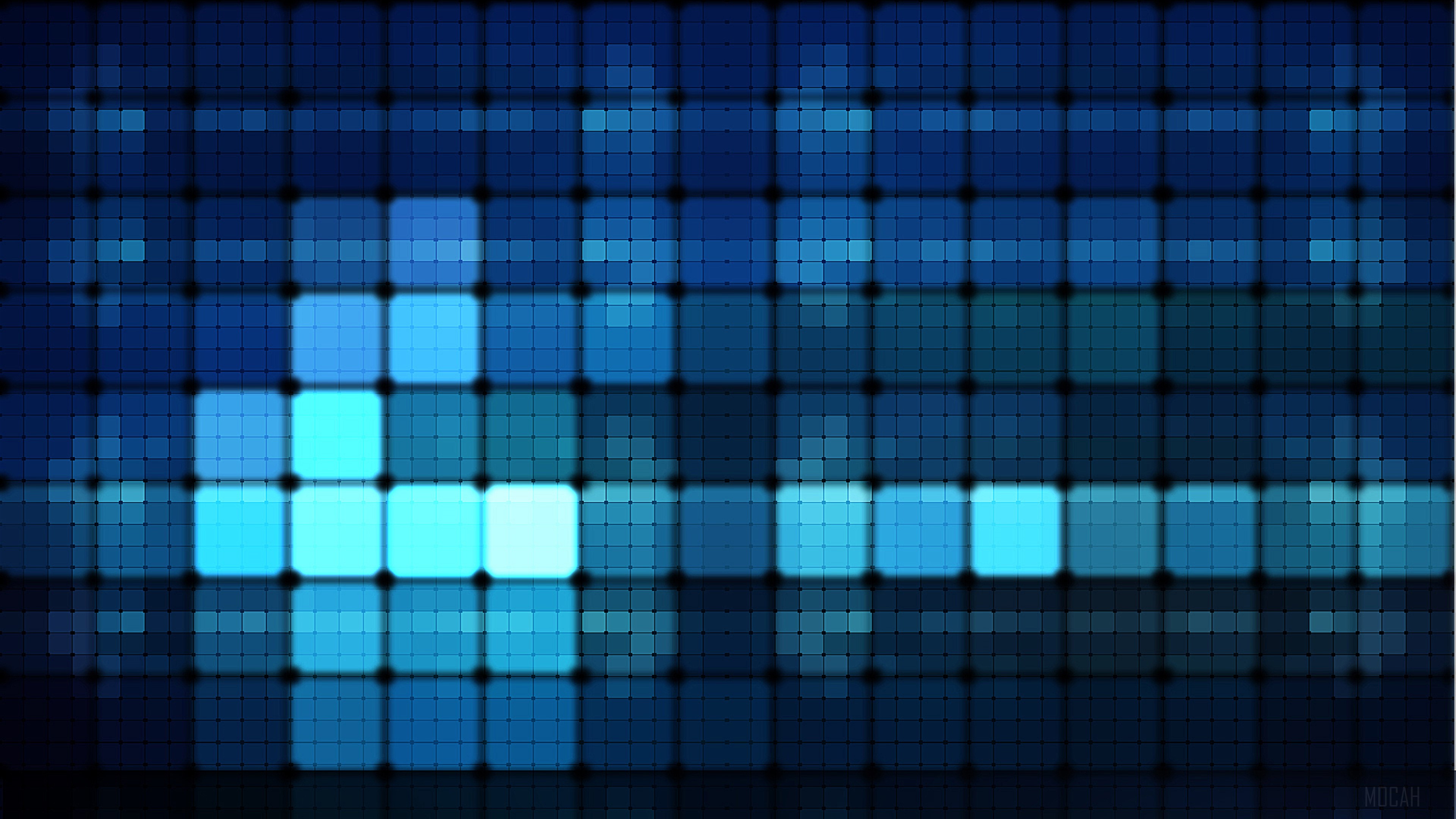 Blue Lights HD Wallpaper