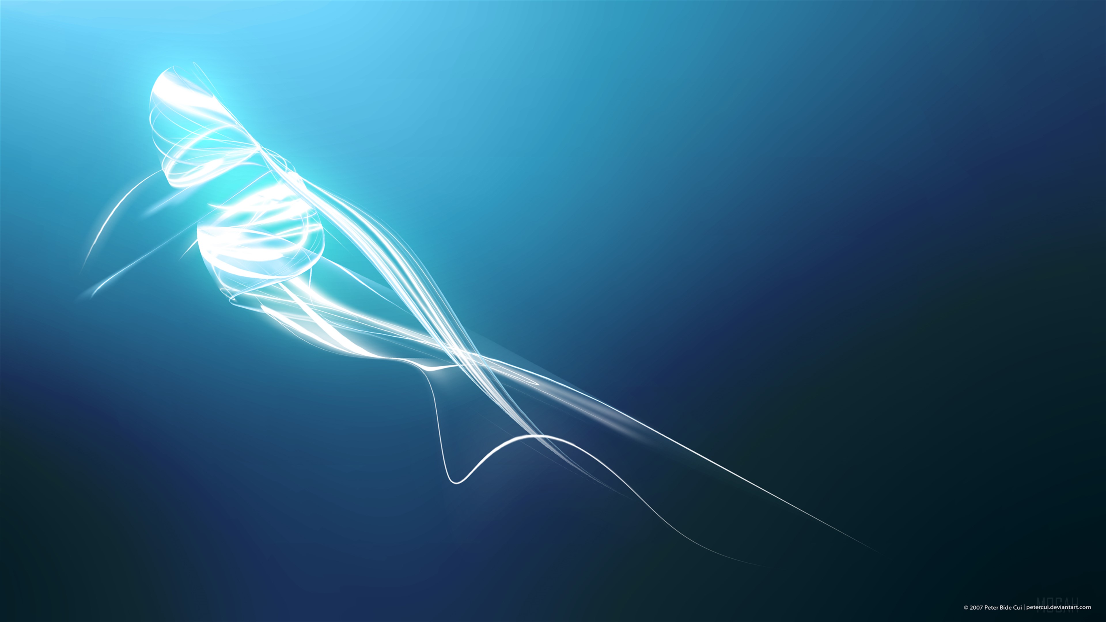 Abstract Light Streaks 4K HD Wallpaper