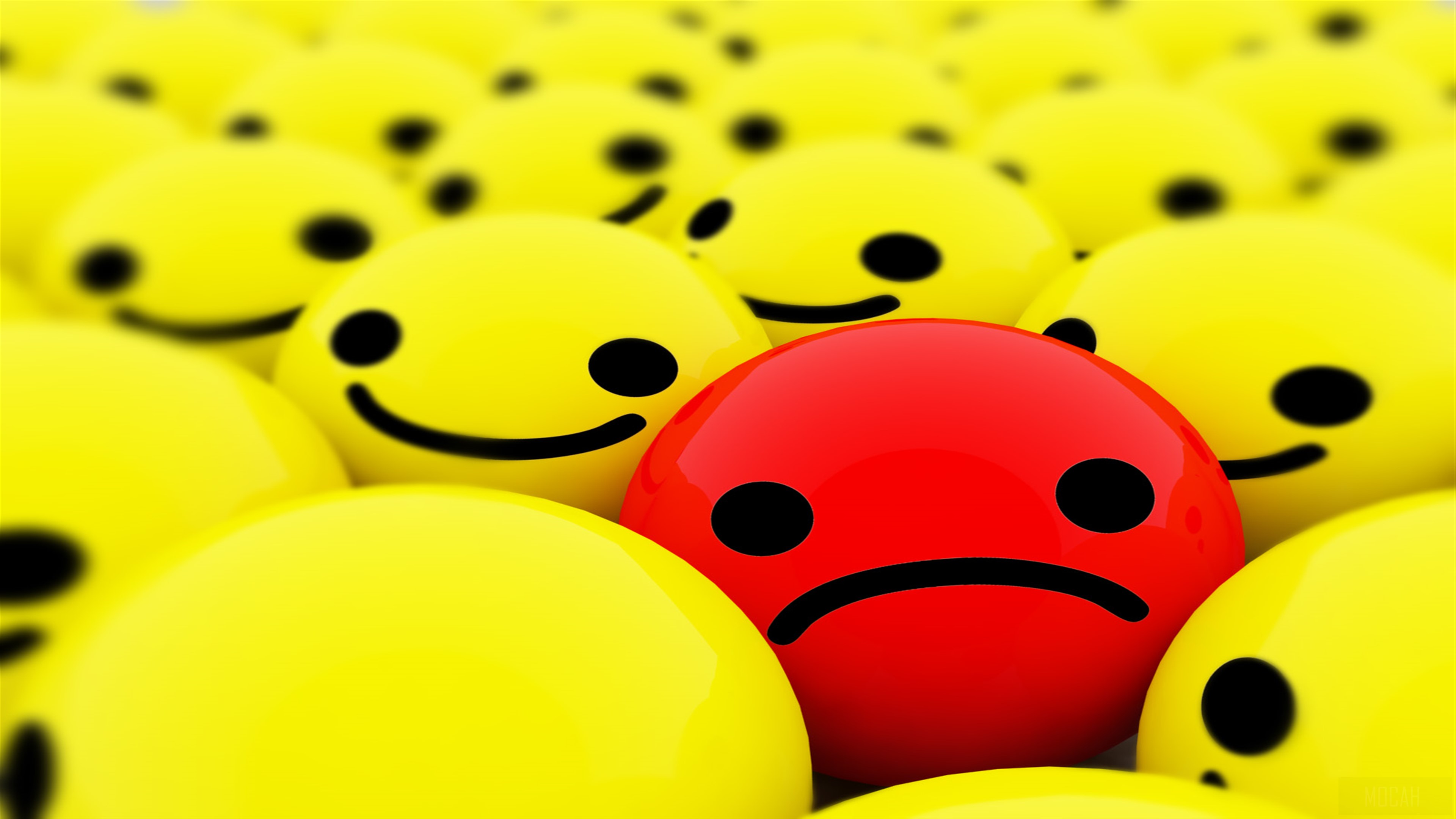 3D Smileys HD Wallpaper