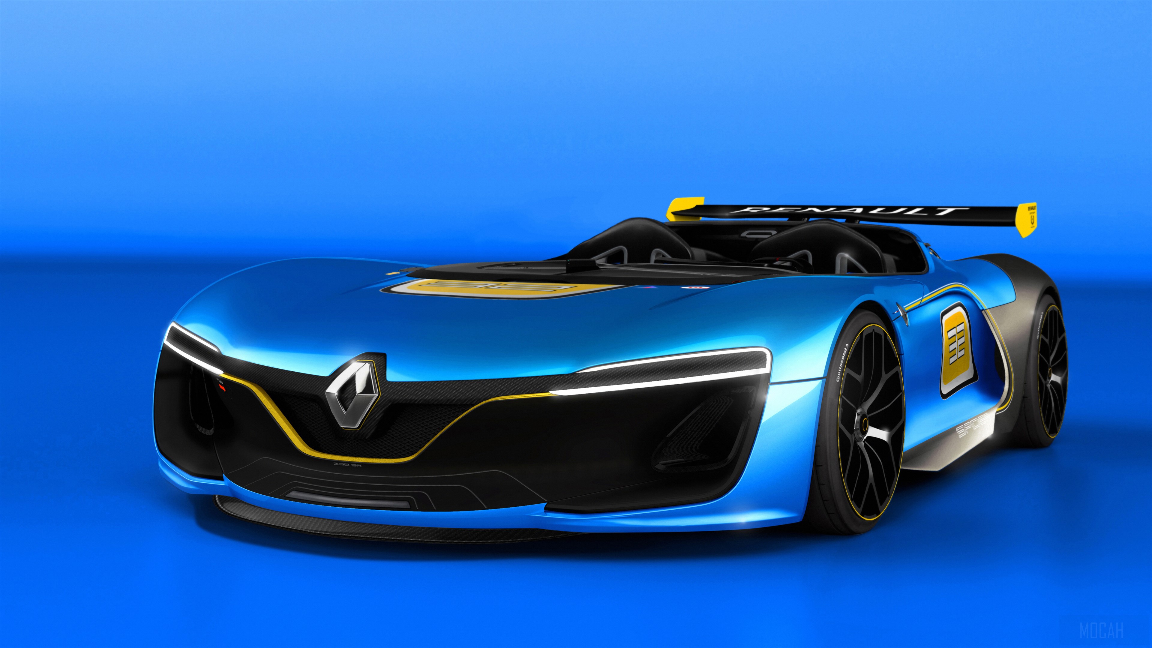 Blue Renault Sport Spider 4K HD Wallpaper