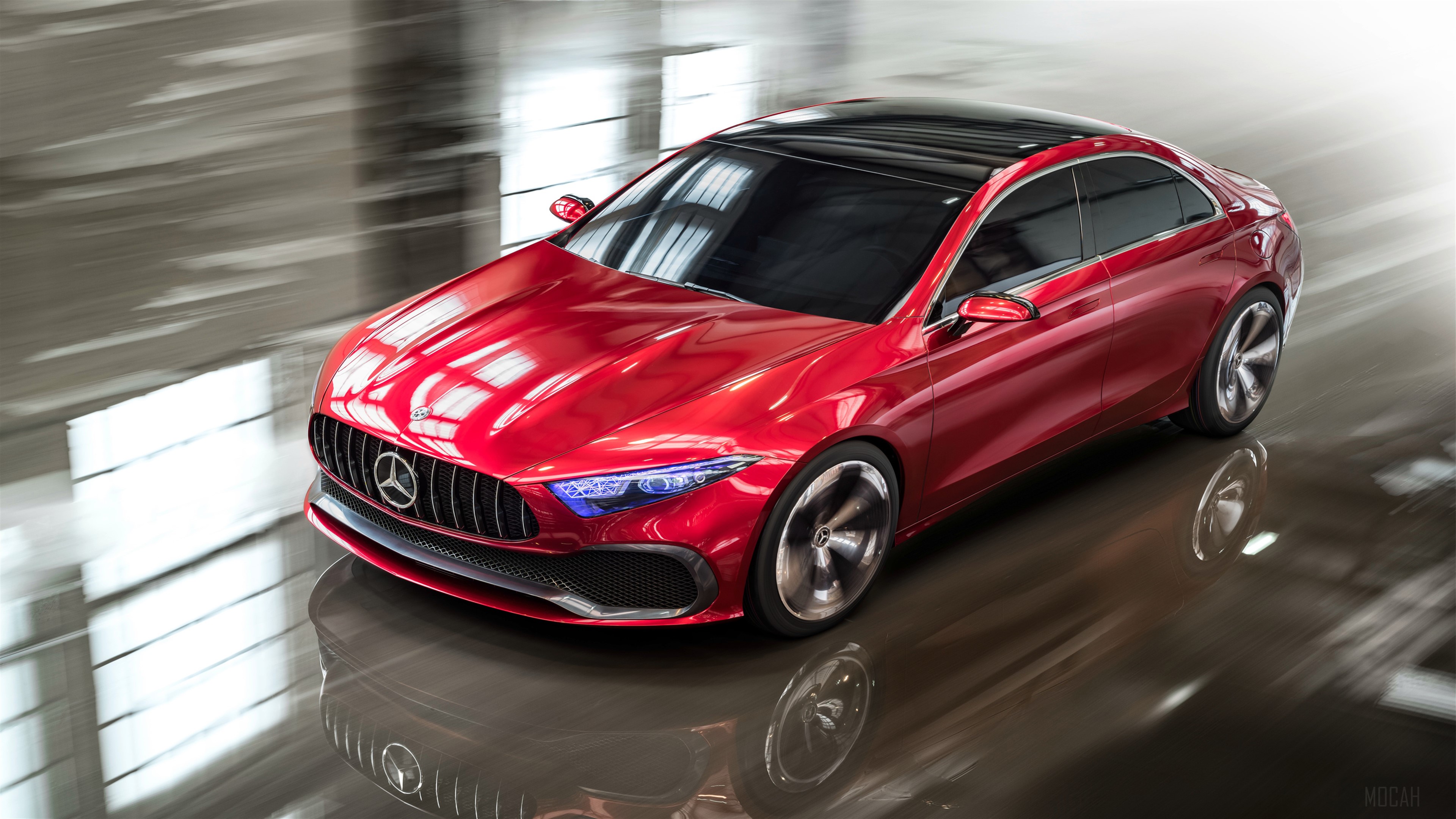 Mercedes Benz Concept A Sedan 2017 HD Wallpaper