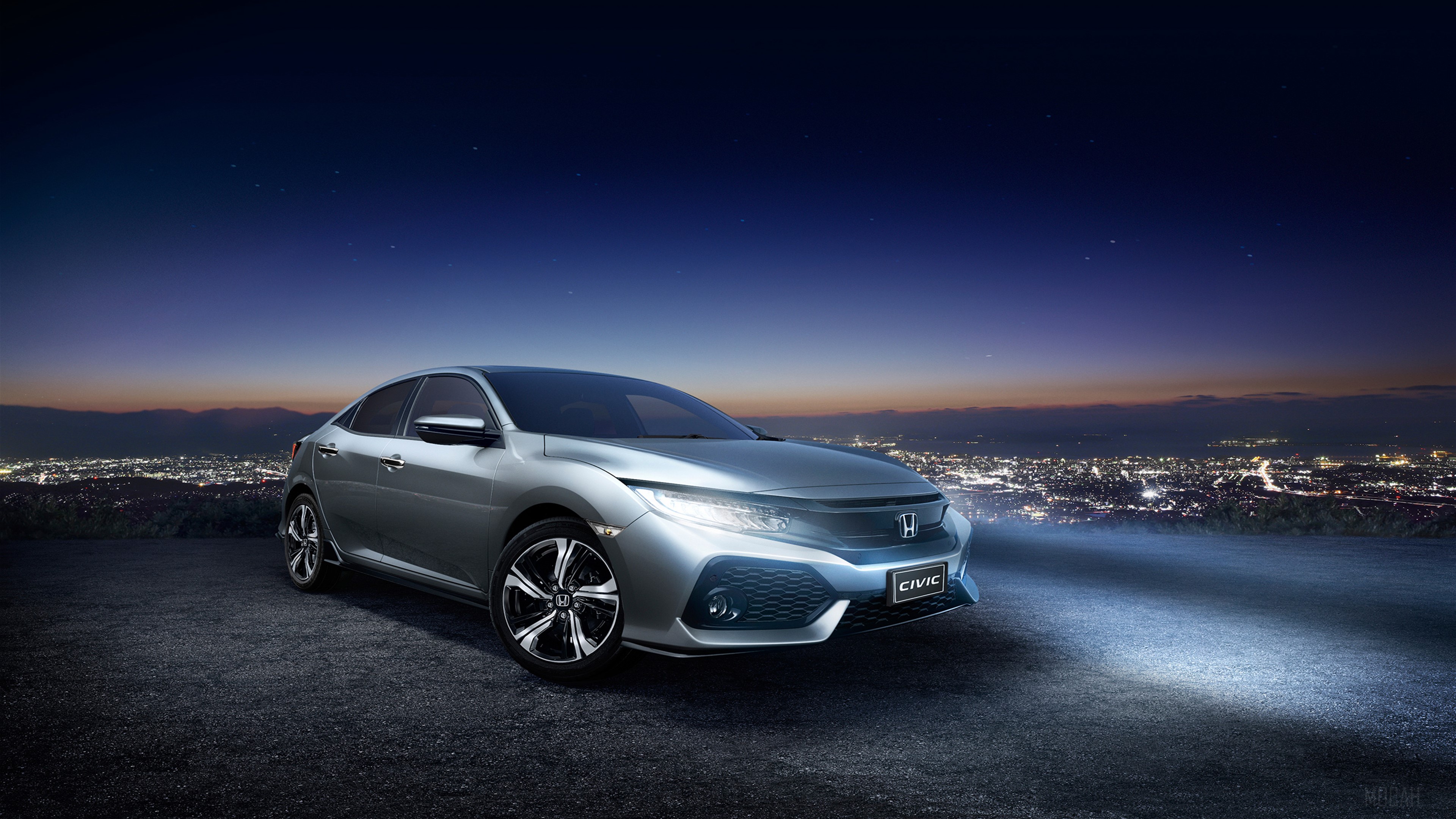 2017 Honda Civic RS Hatchback HD Wallpaper