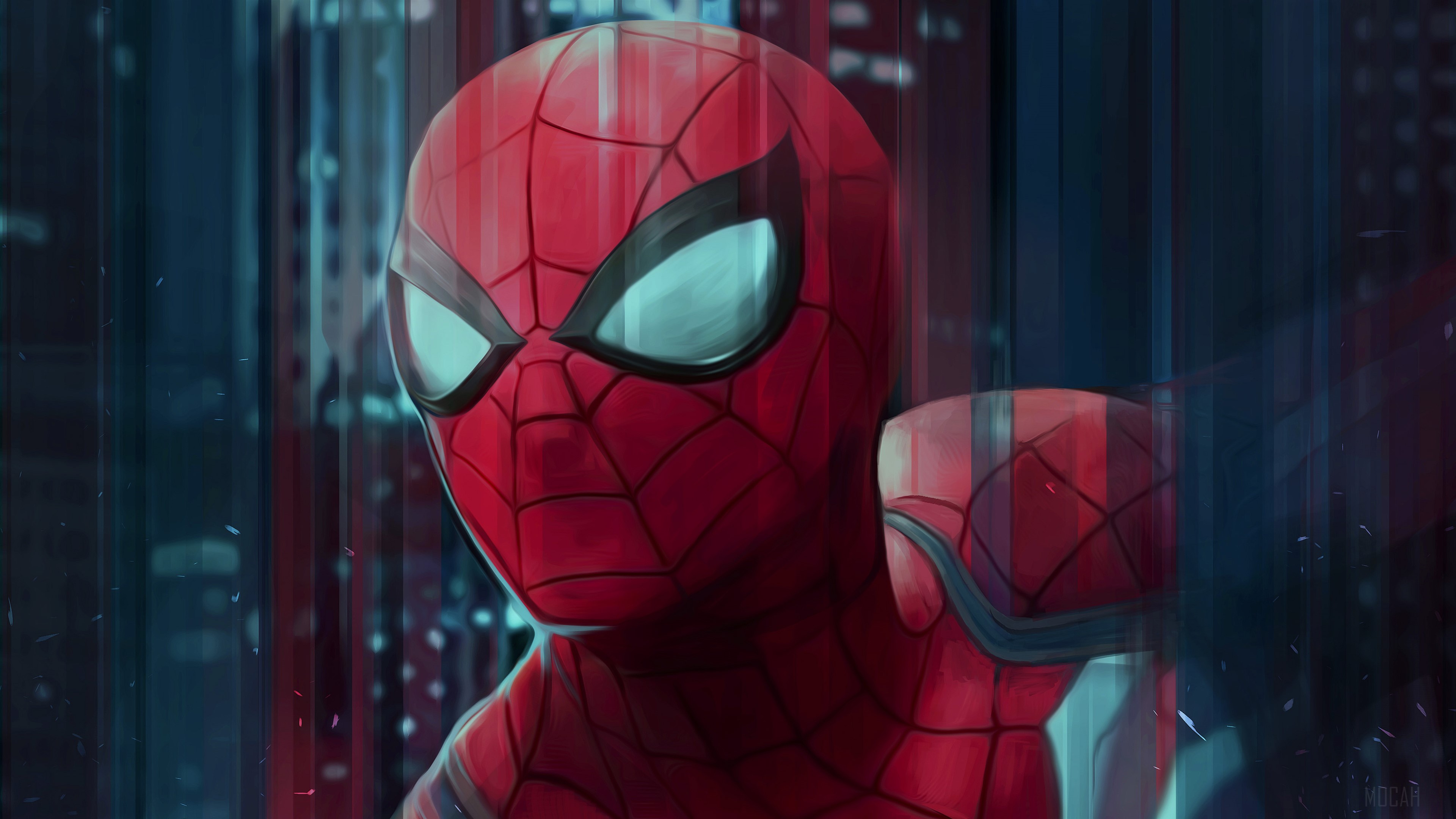 Spiderman Artwork HD Wallpaper