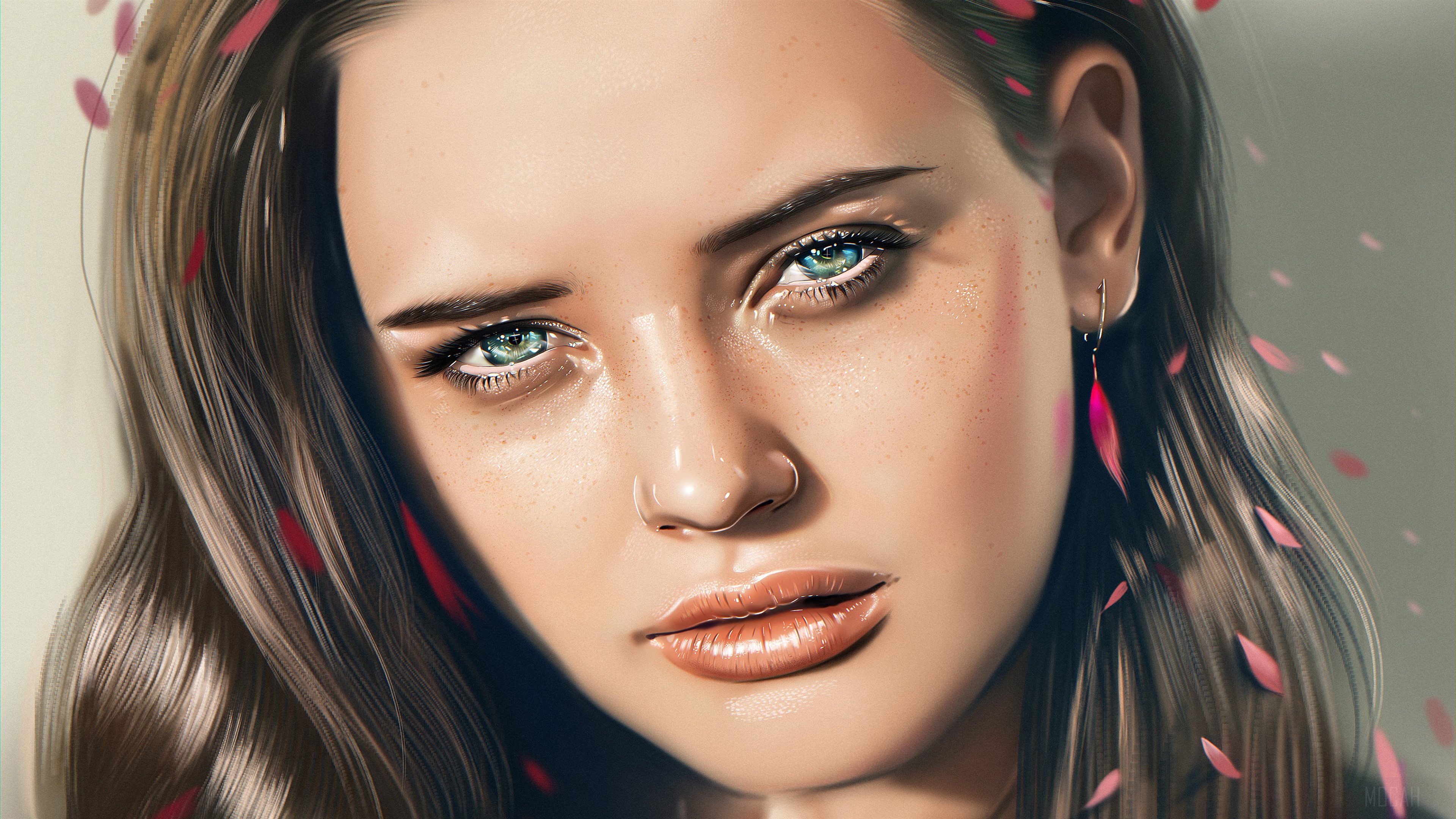Katherine Langford Fan Art HD Wallpaper