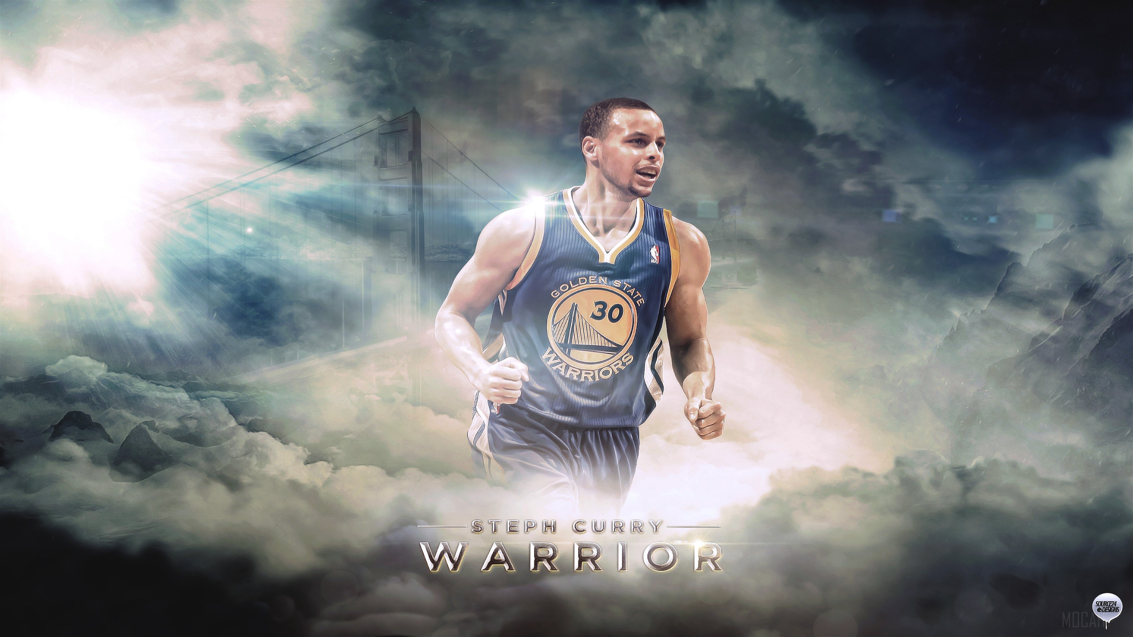 Stephen Curry Warrior 4K HD Wallpaper