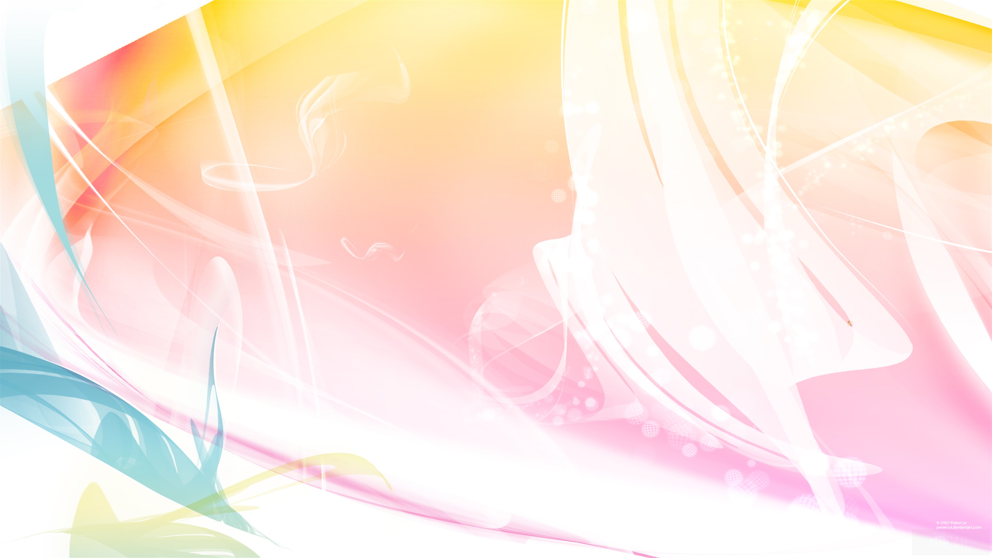 Abstract Colorful Light Wave Art 4K HD Wallpaper