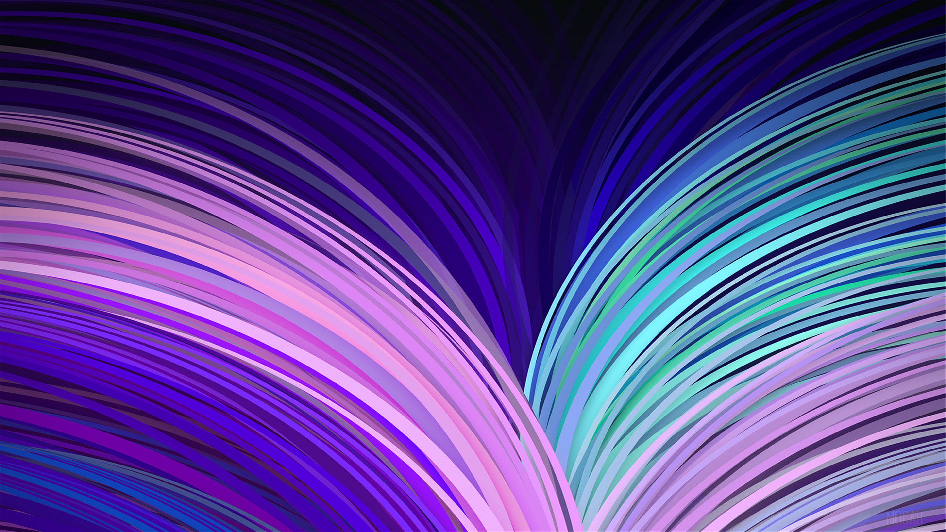 Neon Flow HD Wallpaper