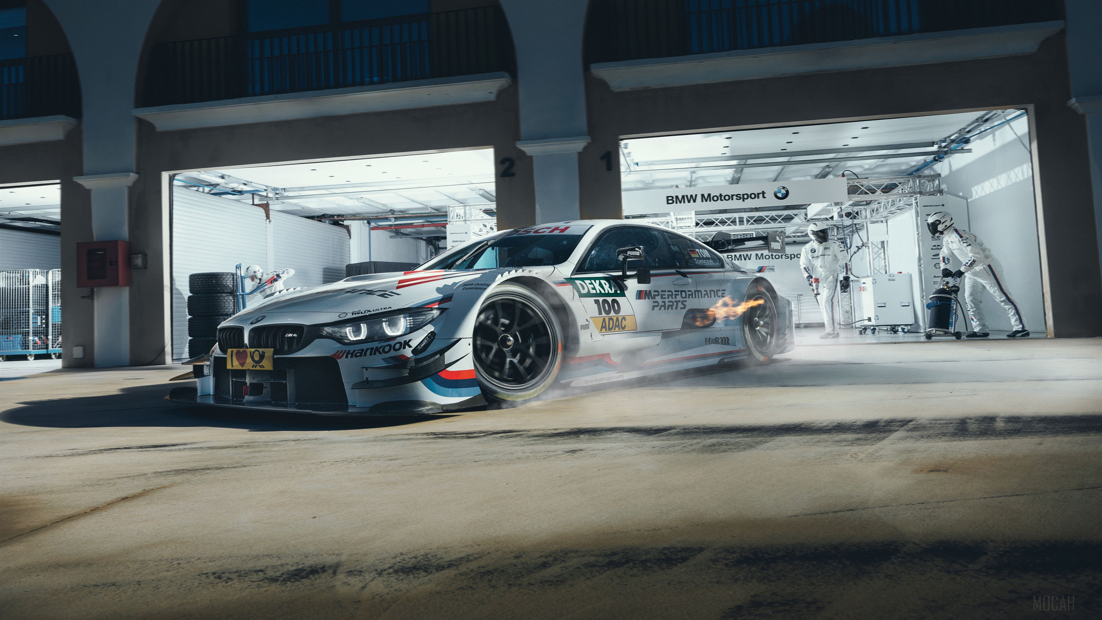 BMW M Performance Parts DTM Race Car 4K HD Wallpaper
