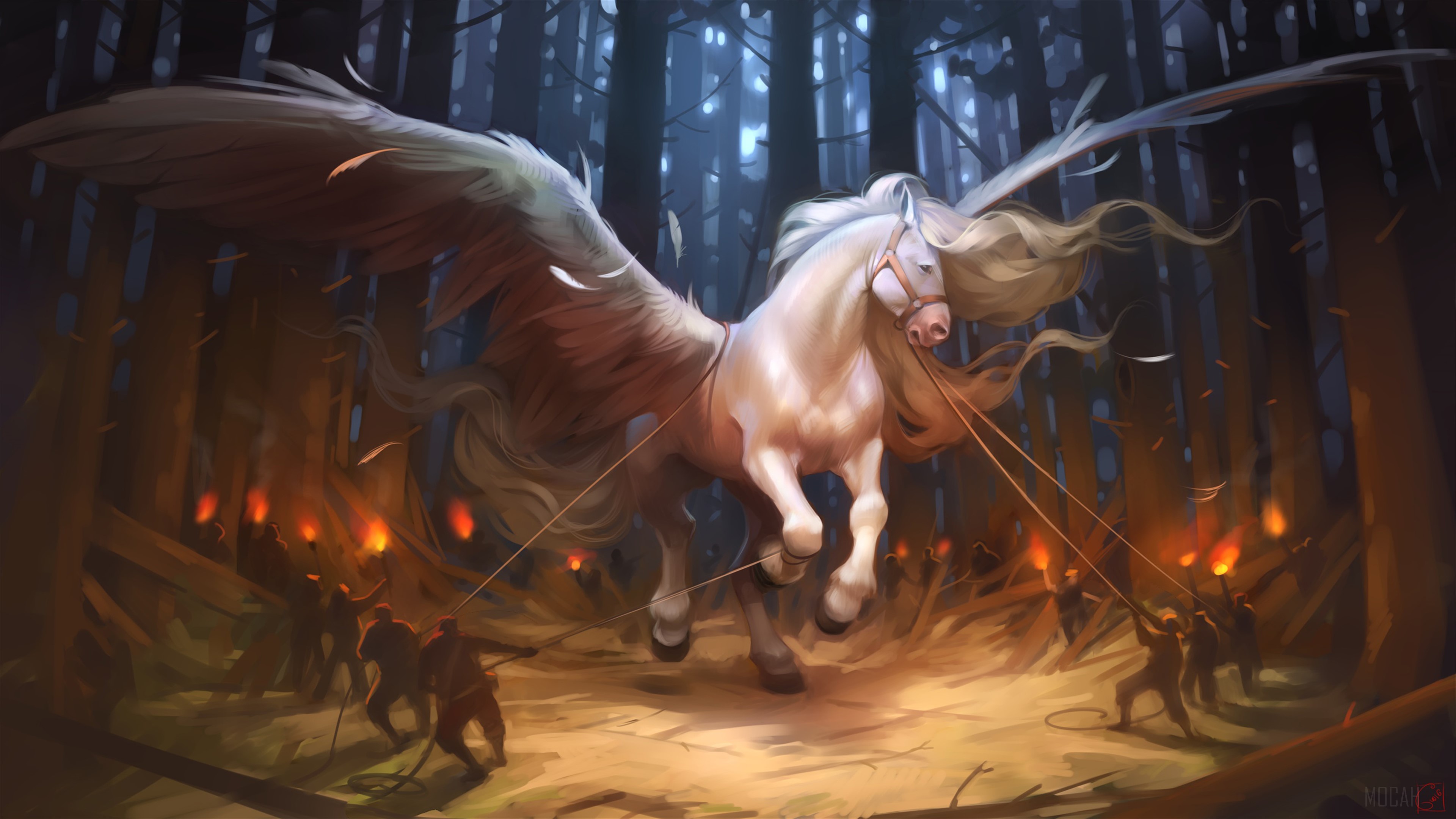 Pegasus horse HD Wallpaper