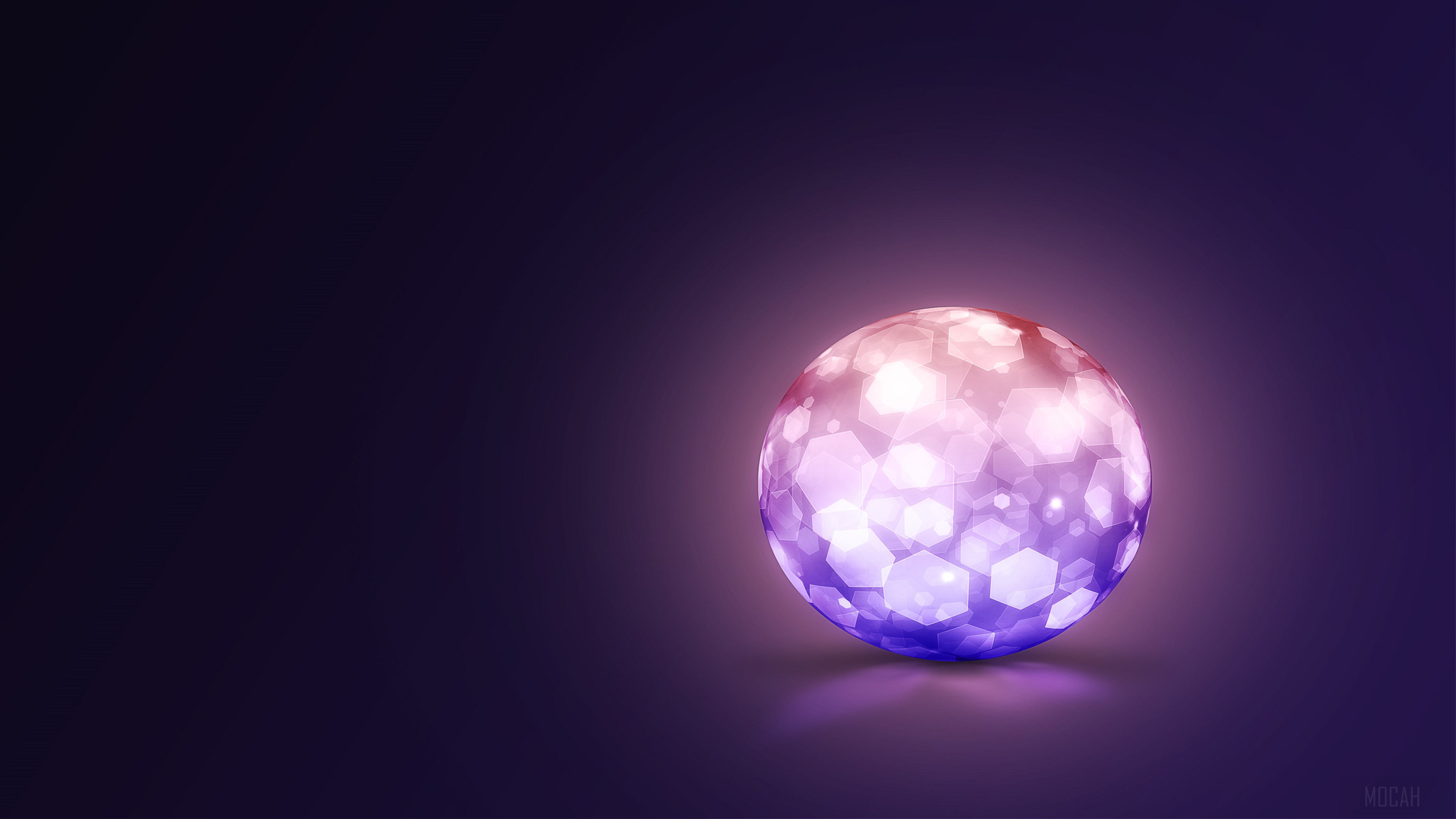 Crystal Lightning Ball HD Wallpaper