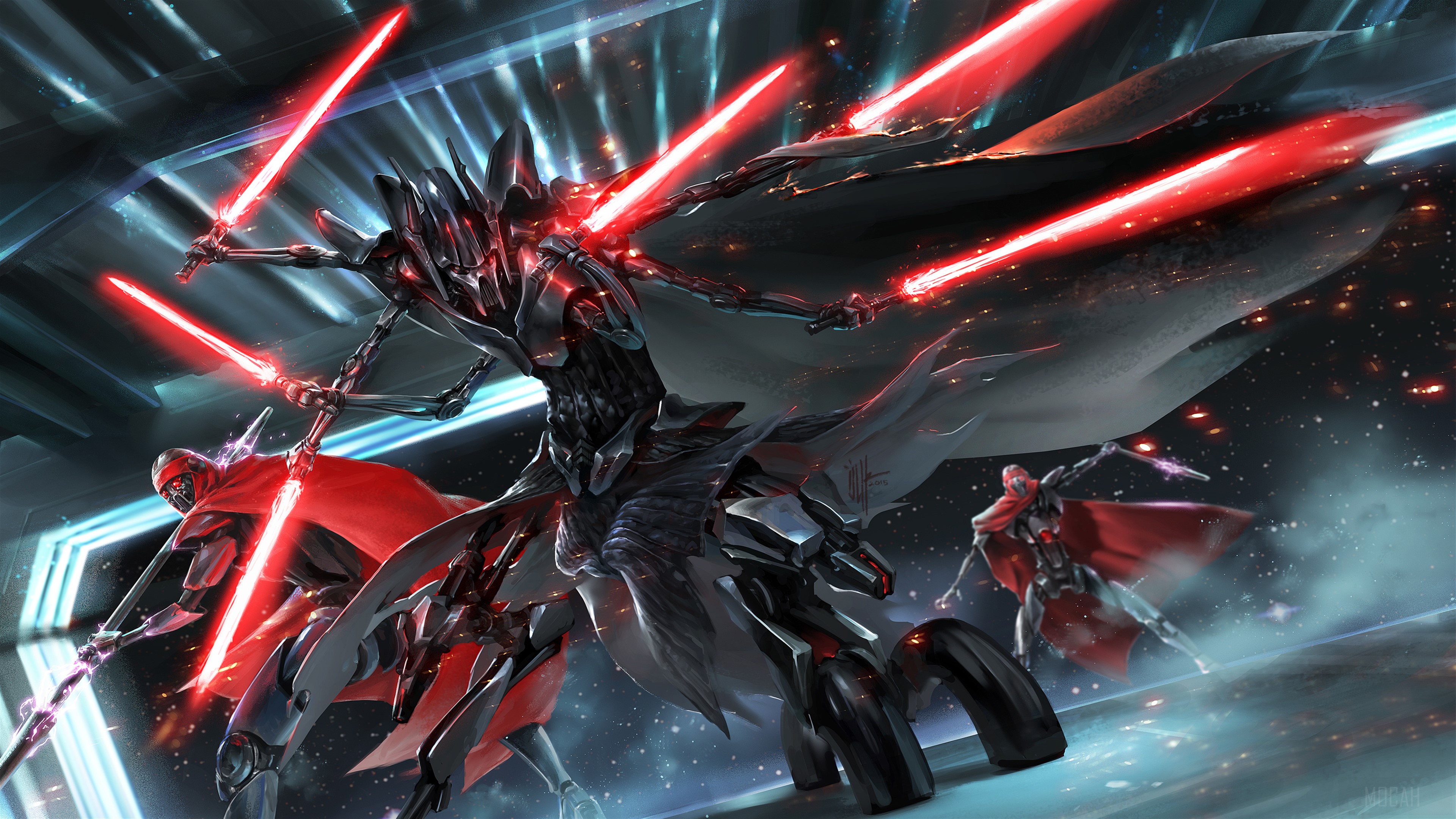 General Grievous and Sith Lords from Star Wars 4K HD Wallpaper