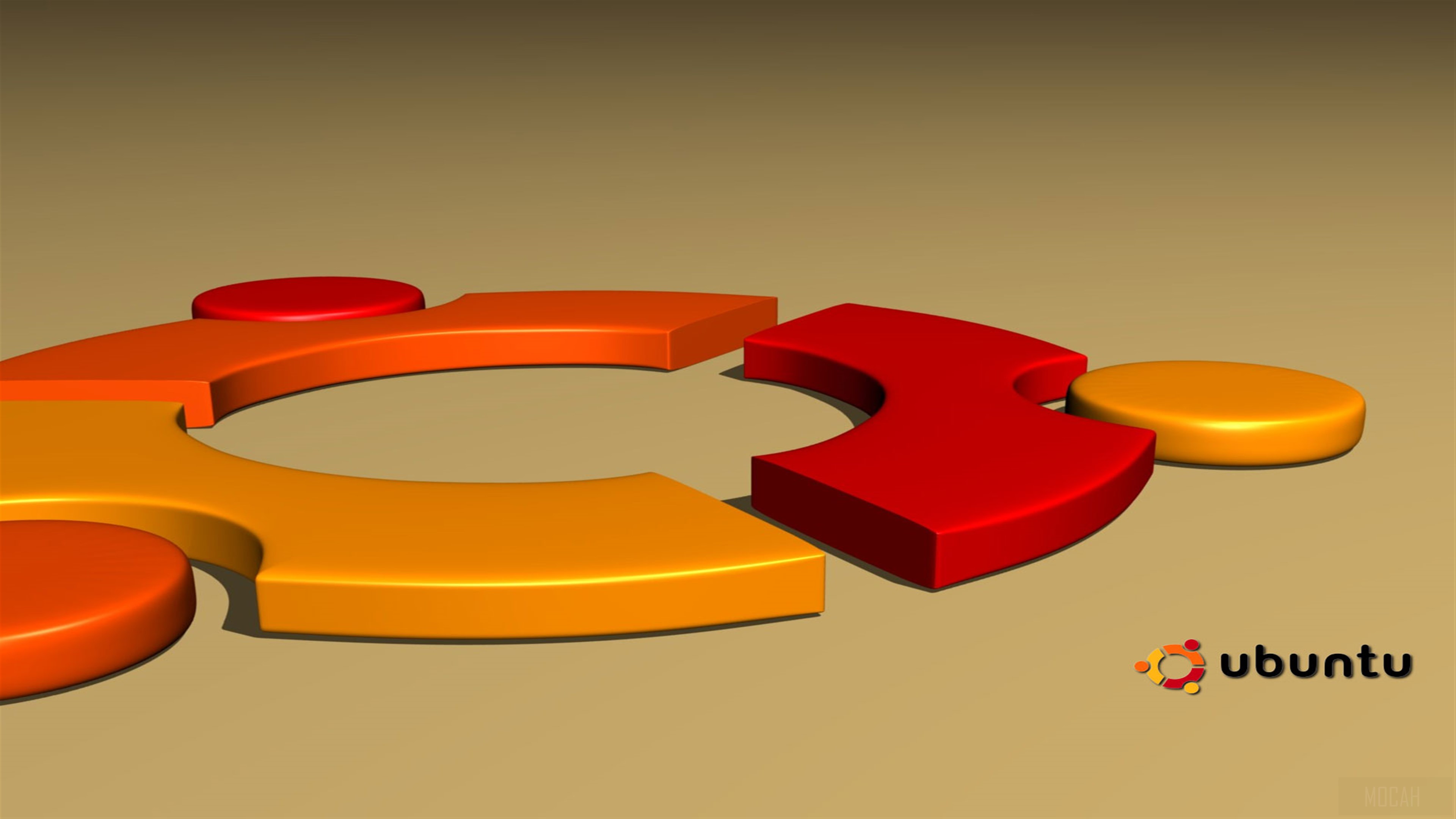 ubuntu 3D Logo HD Wallpaper