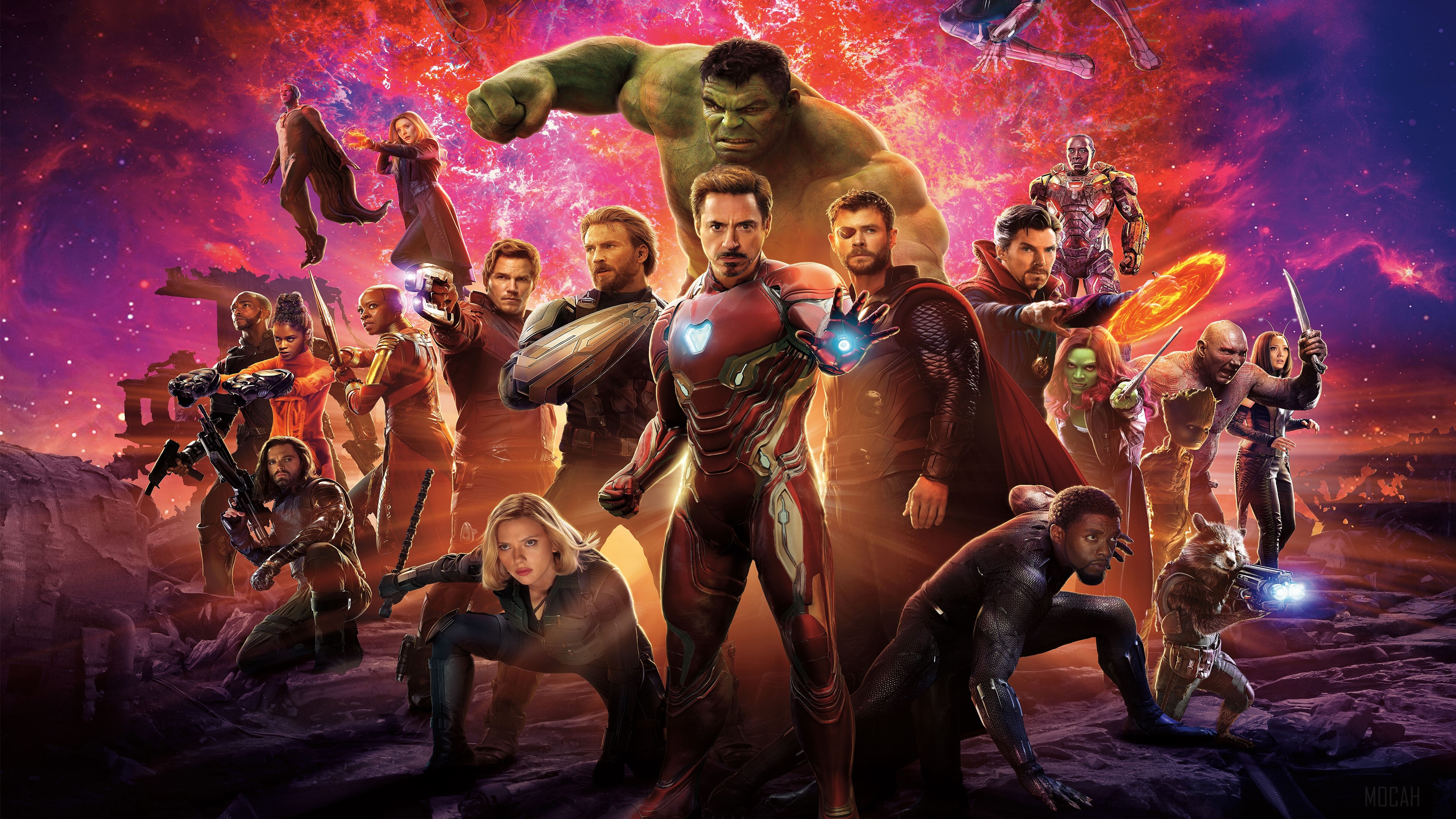 Avengers from Avengers Infinity War 4K HD Wallpaper