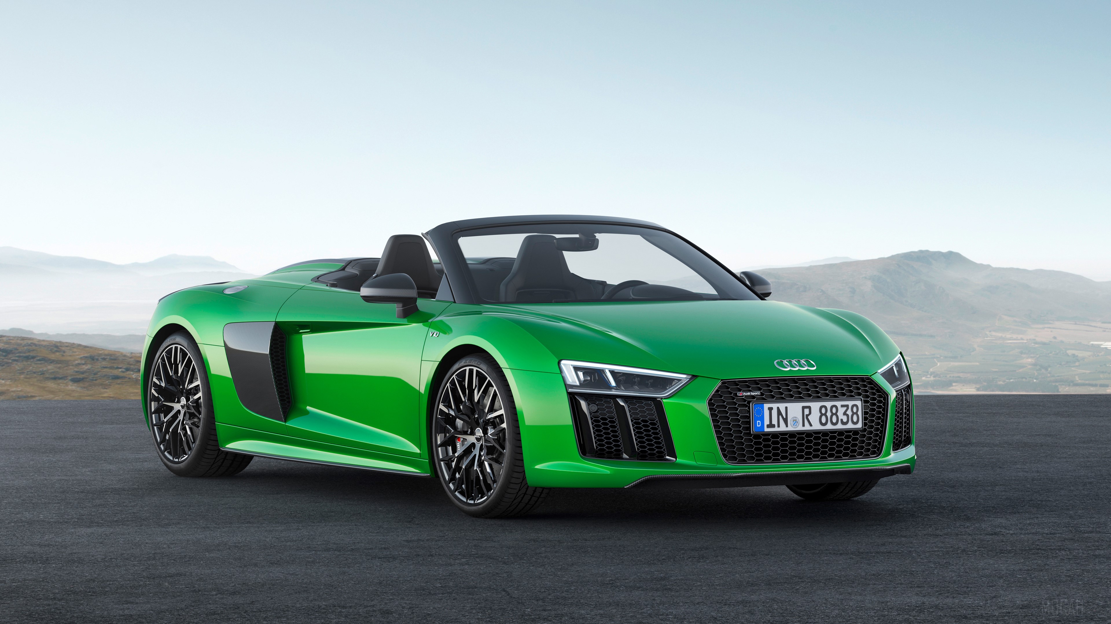2018 Audi R8 Spyder v10 Plus HD Wallpaper