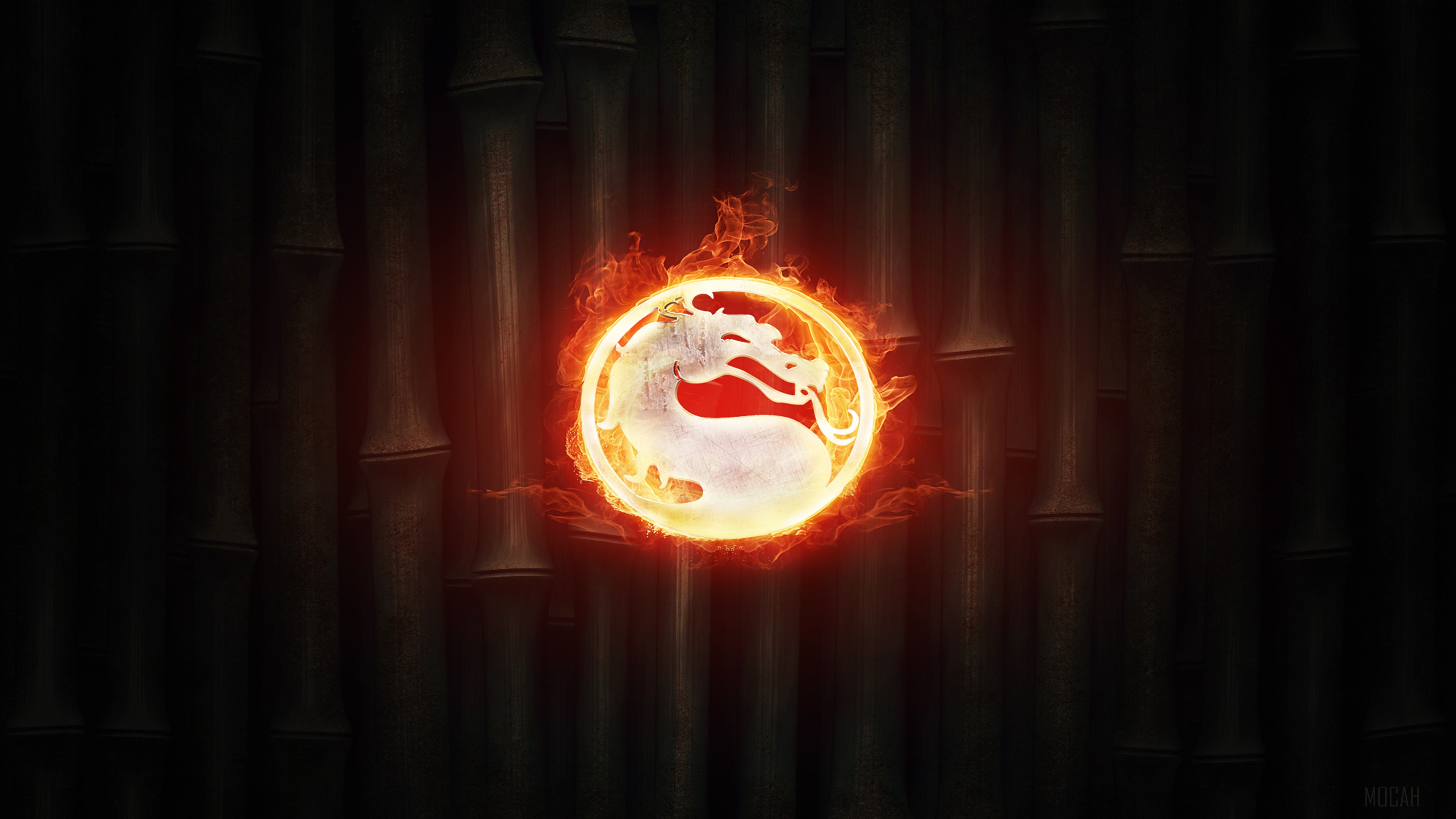 Mortal Kombat Fire Dragon HD Wallpaper